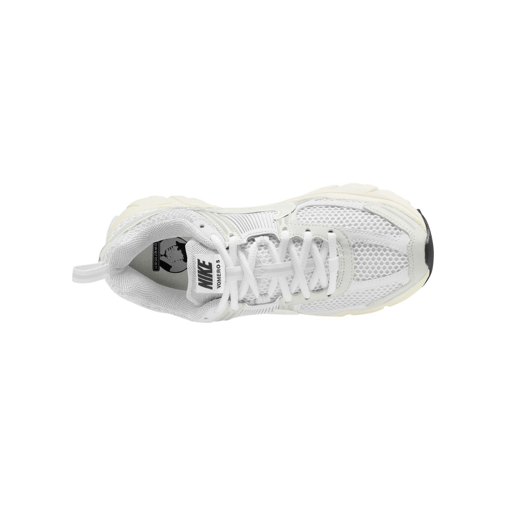 Nike Vomero 5 "White/Vast Grey/Black/Sail" Grade School Boys' Shoe