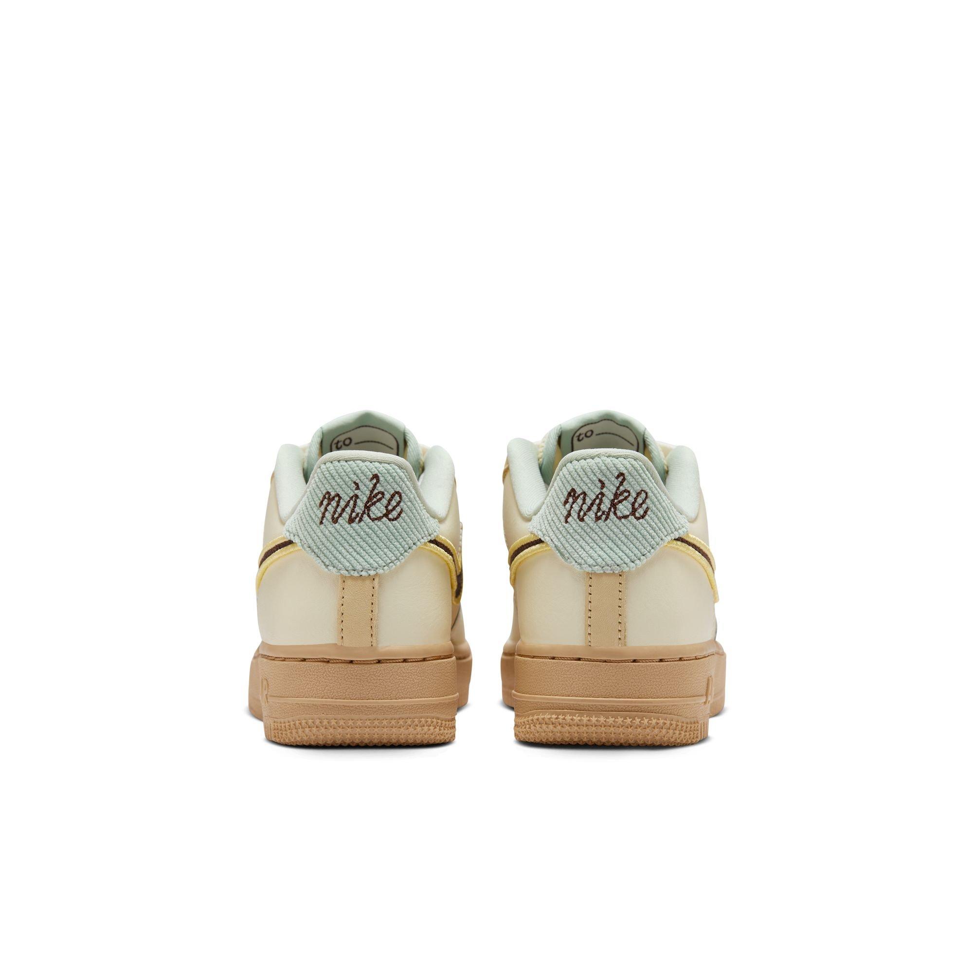 Nike Air Force 1 LV8 Preschool Boys'"Coconut Milk/Baroque Brown/Sesame"​ Shoe