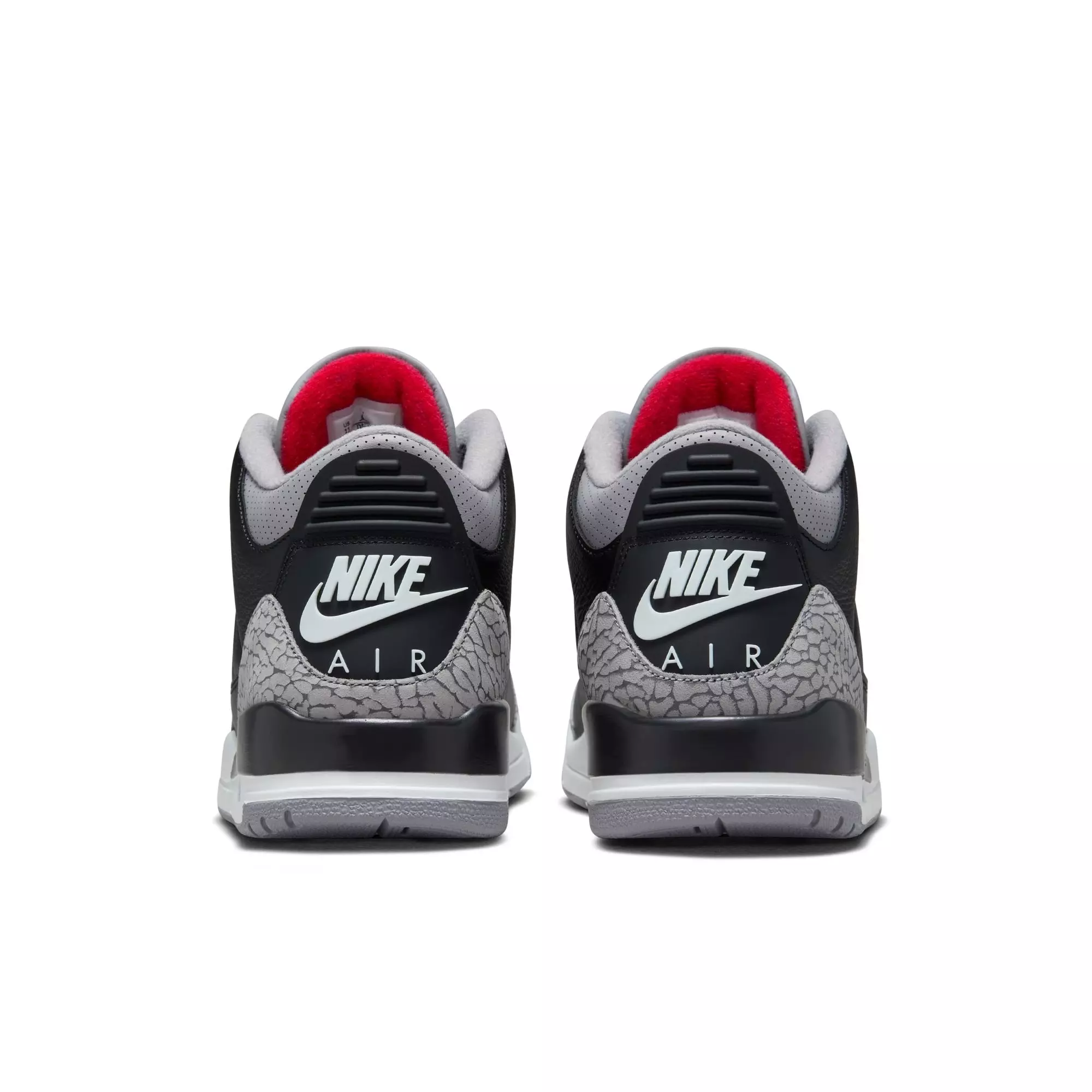 Jordan 3 Retro "Black Cement" Men's Shoe - BLACK/FIRE RED/CEMENT GREY