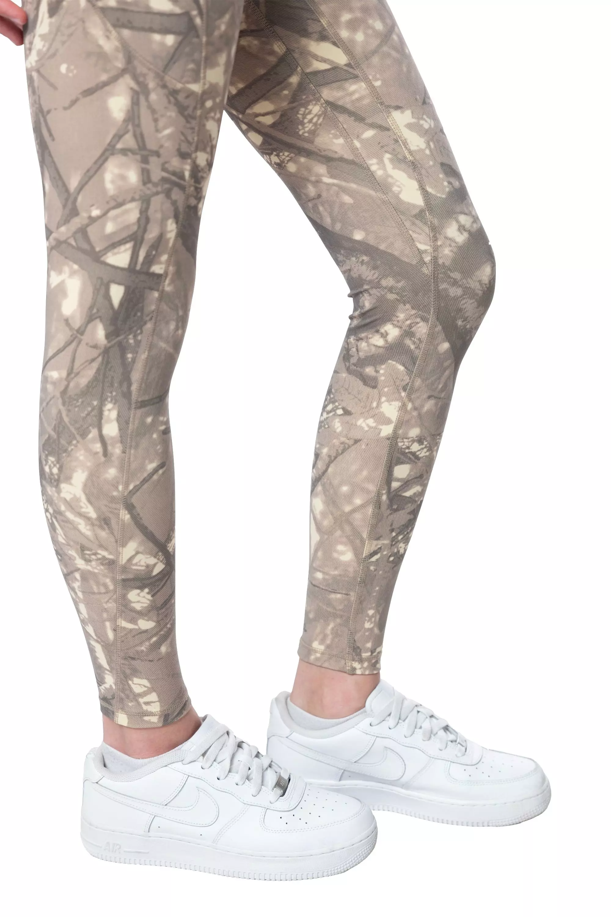 Smoke Rise Women's High Rise Hunting Camo Leggings - Khaki - CAMOUFLAGE