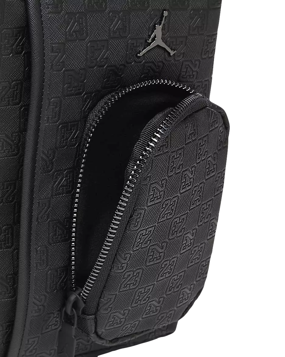 Jordan Monogram Sling Bag - Black - BLACK/GREY