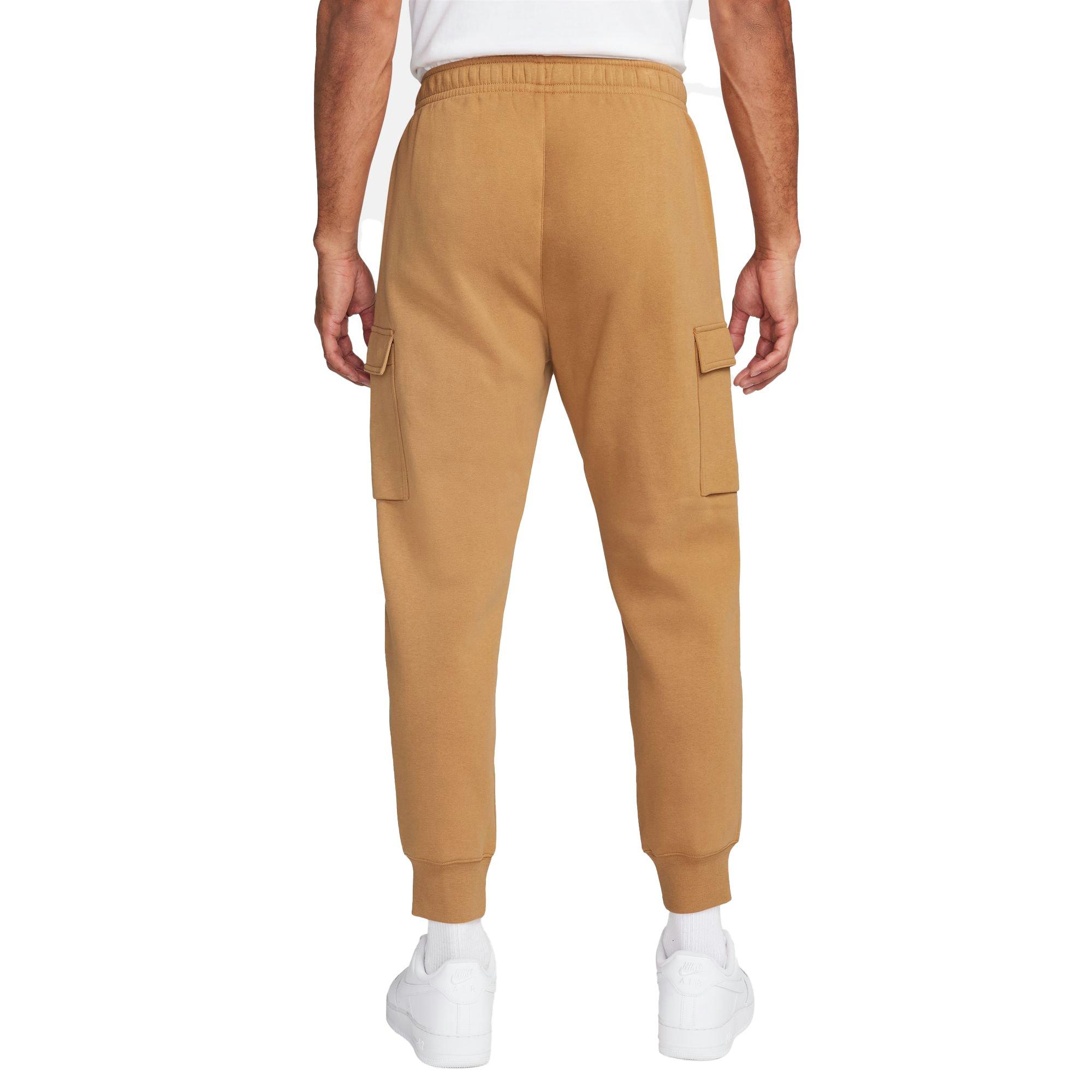 Nike Men's Sportswear Club Fleece Cargo Pants - LT BROWN Thumbnail View 2