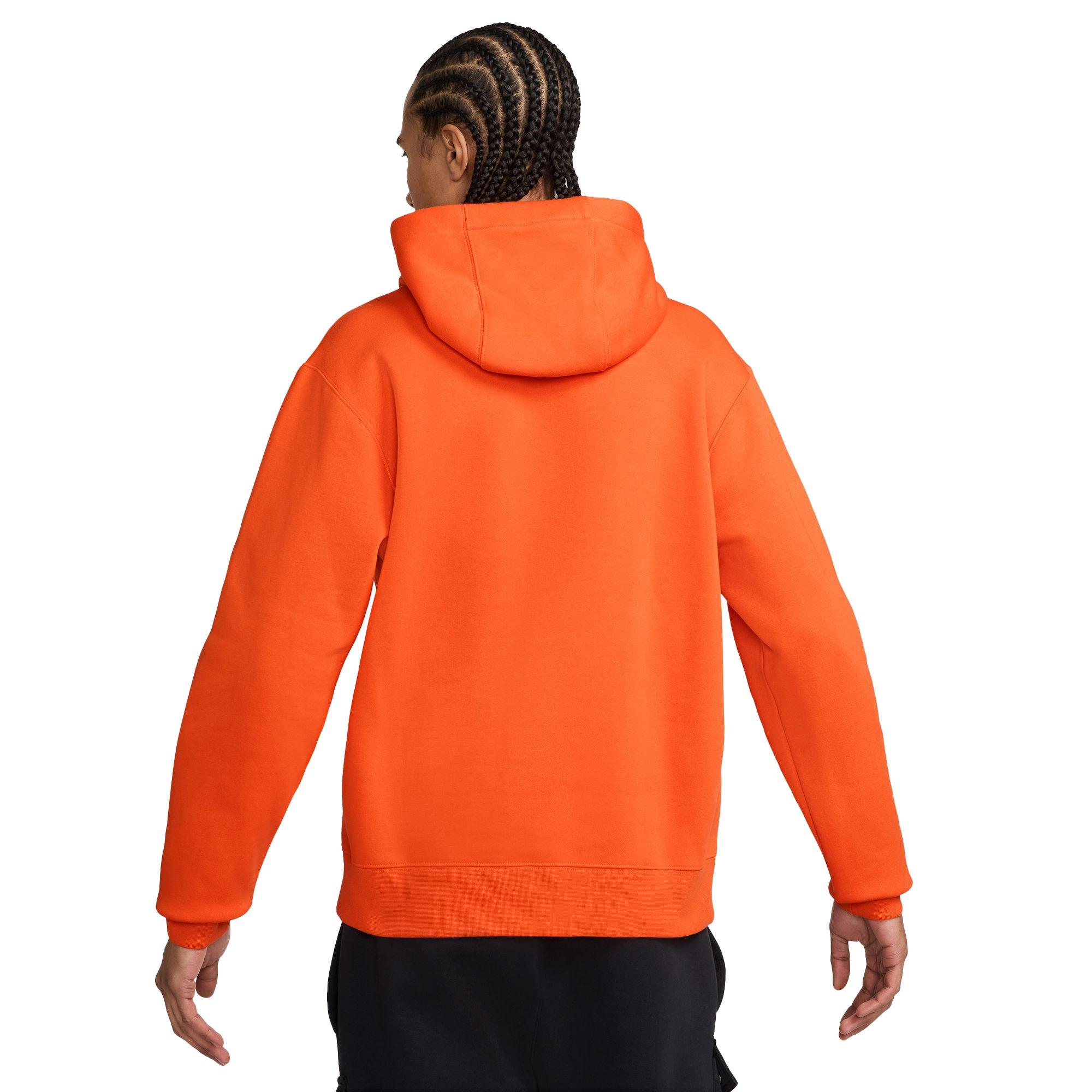 Nike Sportswear Club Fleece Men's Orange Hoodie