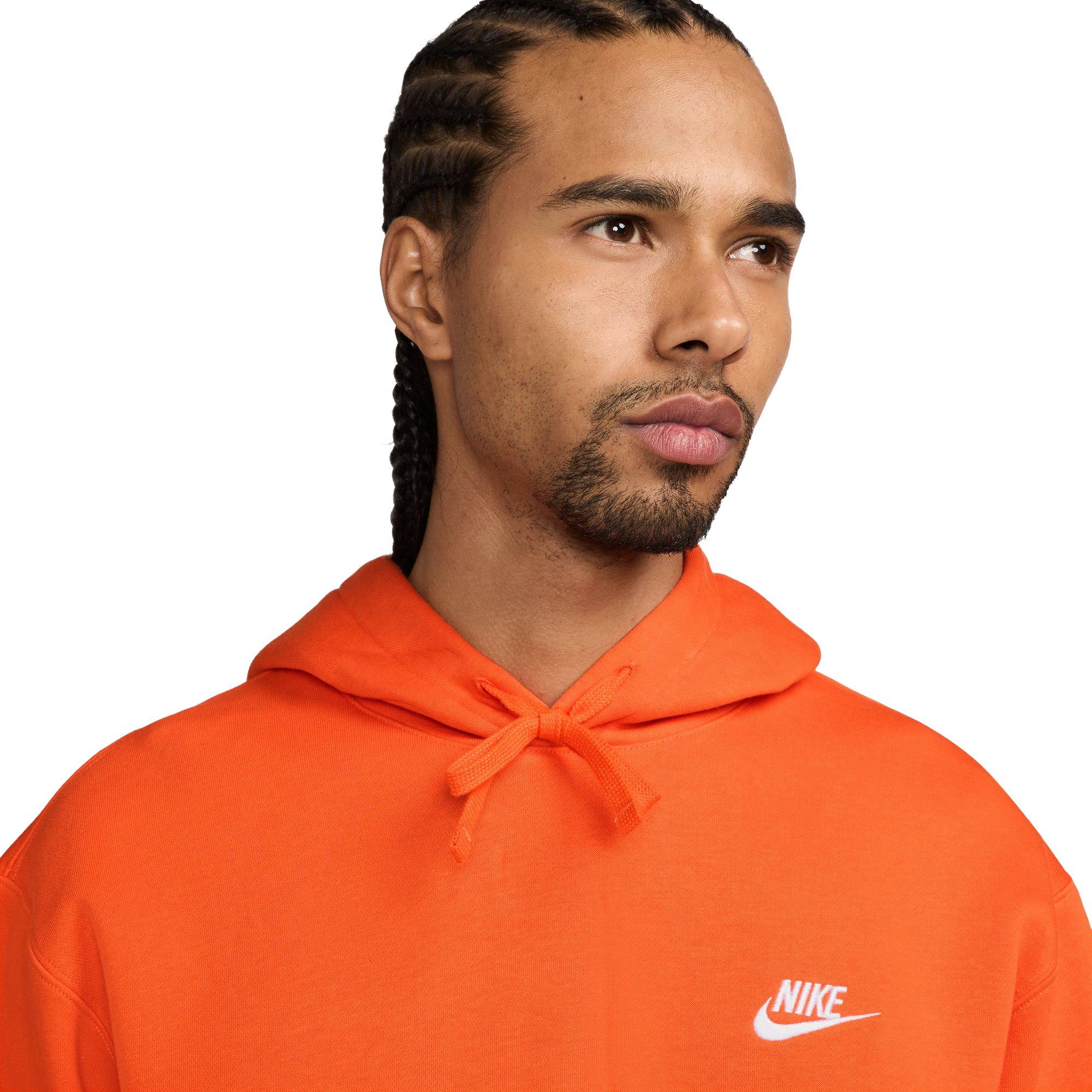 Nike Sportswear Club Fleece Men's Orange Hoodie