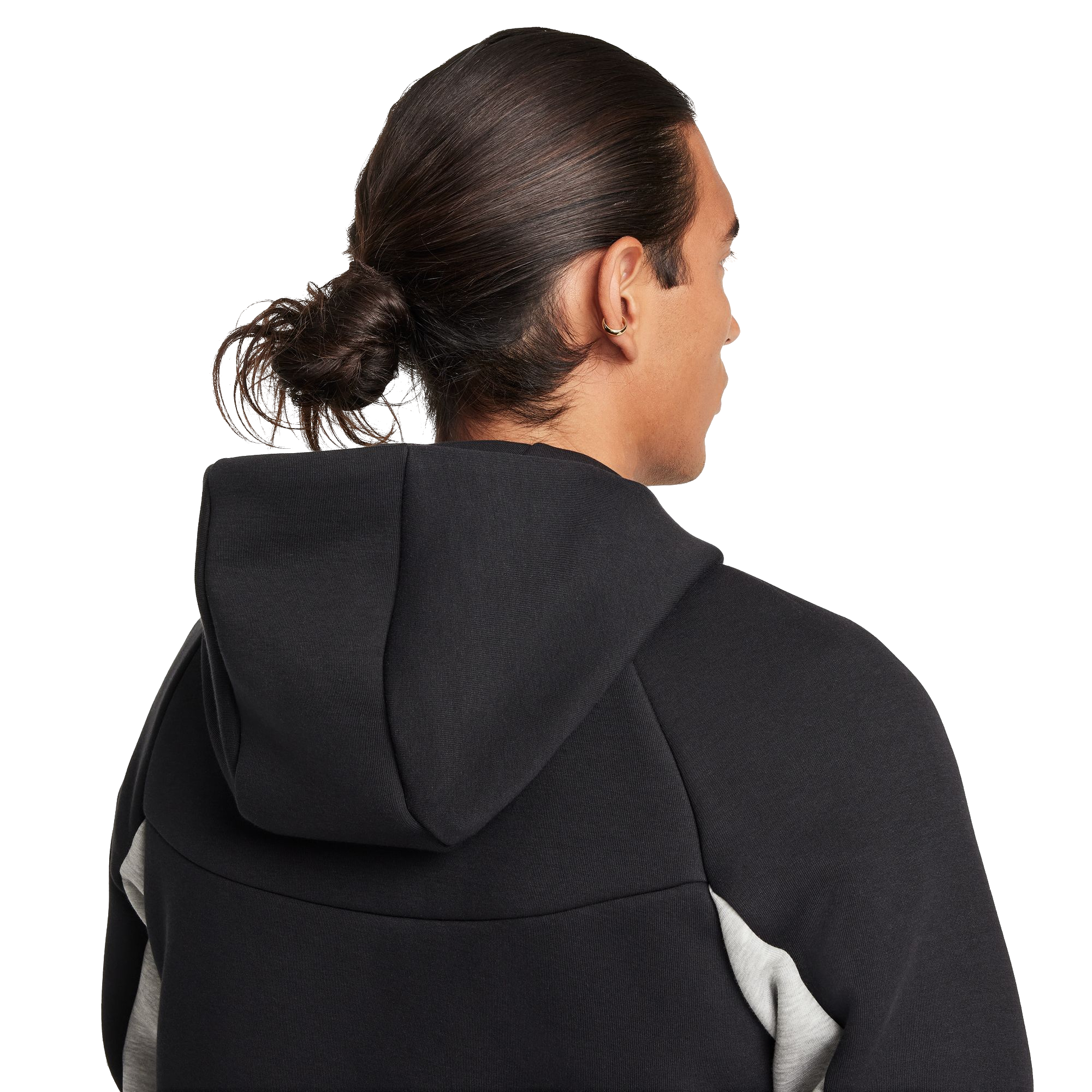 Nike Men's Tech Full-Zip Windrunner Jacket - GREY Thumbnail View 8