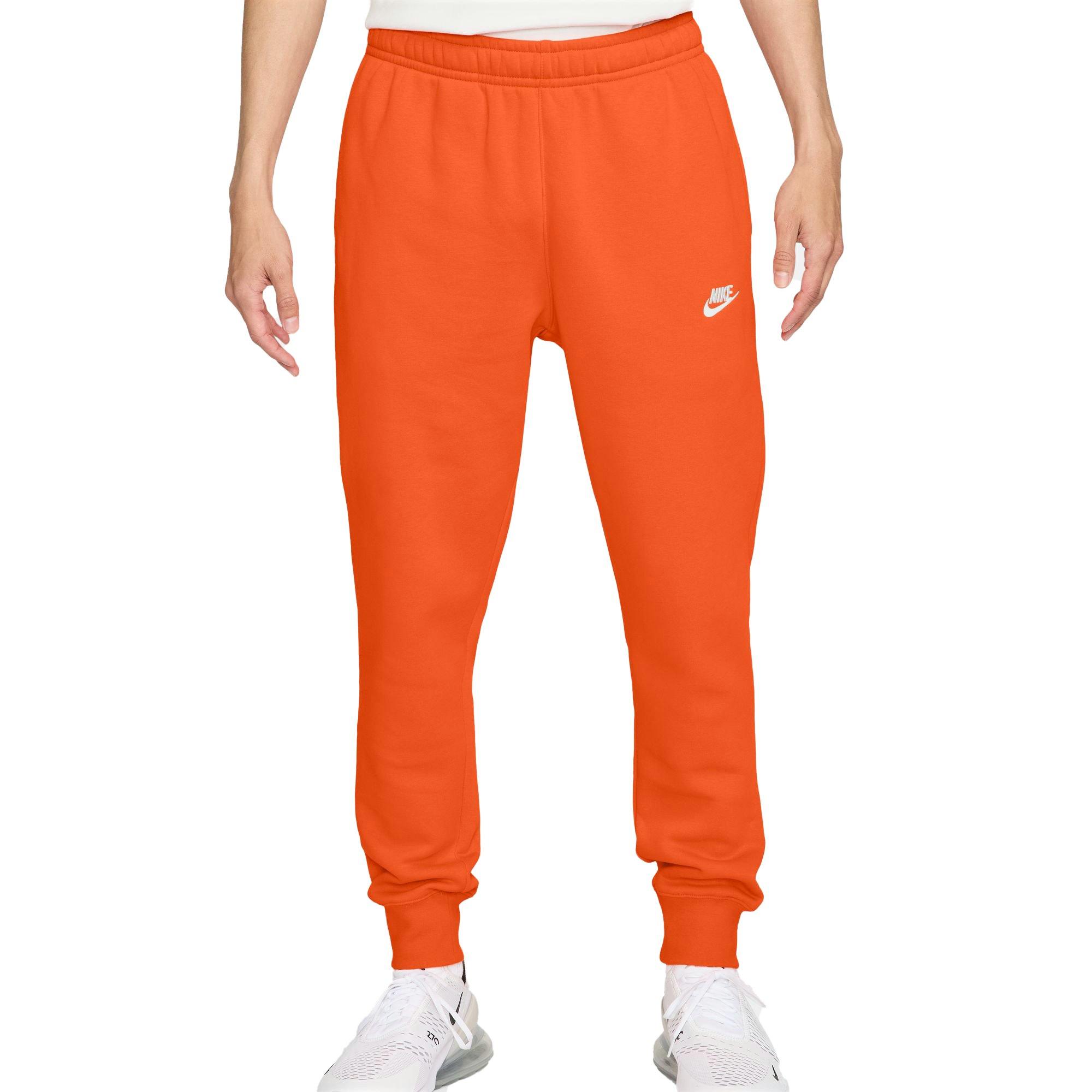 Nike Men's Sportswear Club Fleece Joggers - ORANGE