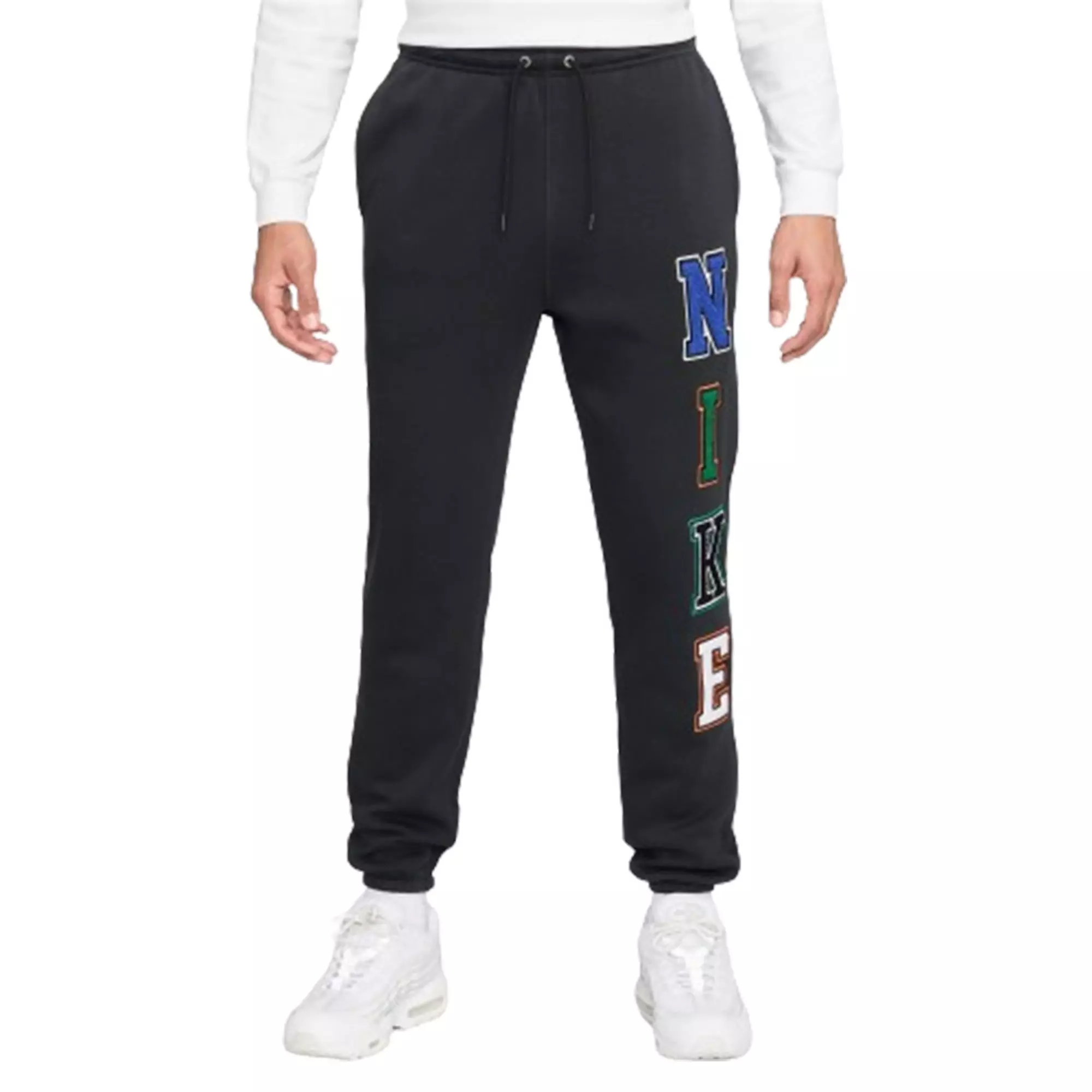 Nike Men's Sportswear Club Fleece Cuffed Pants - BLACK
