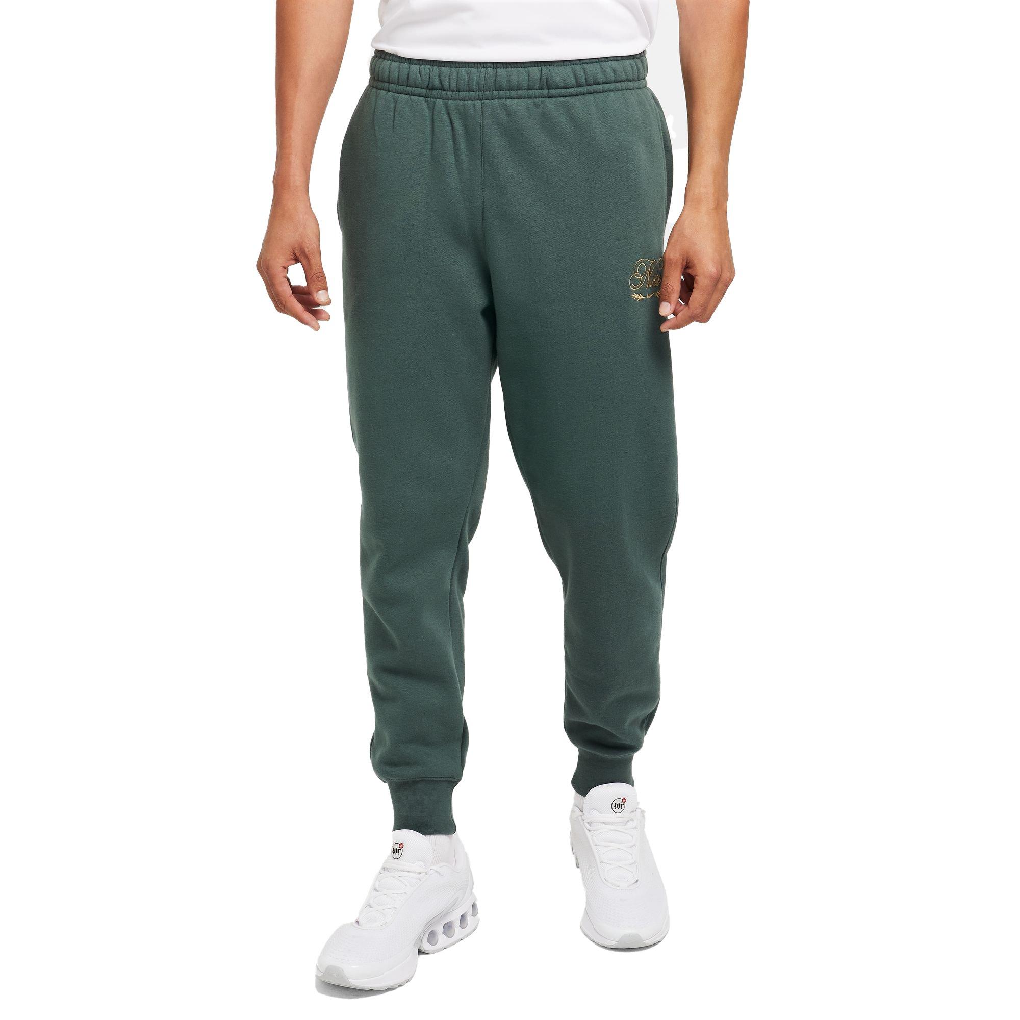 Nike Men's Sportswear Club Fleece Joggers-Green - GREEN