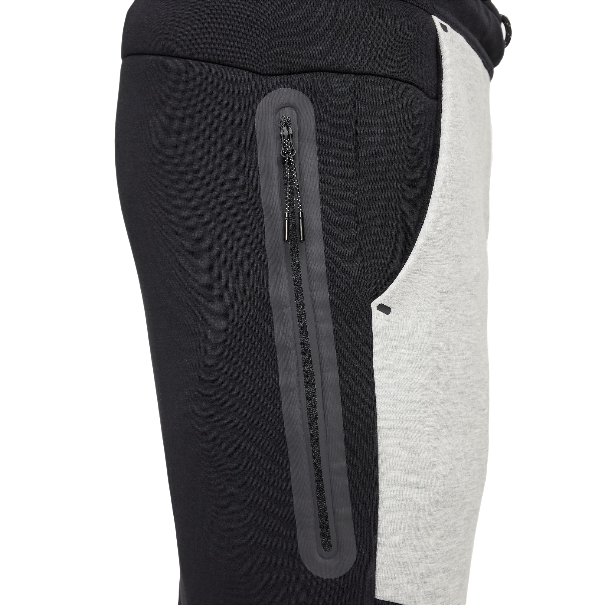 Nike Men's Tech Cuffed Fleece Joggers - Grey - GREY Thumbnail View 5