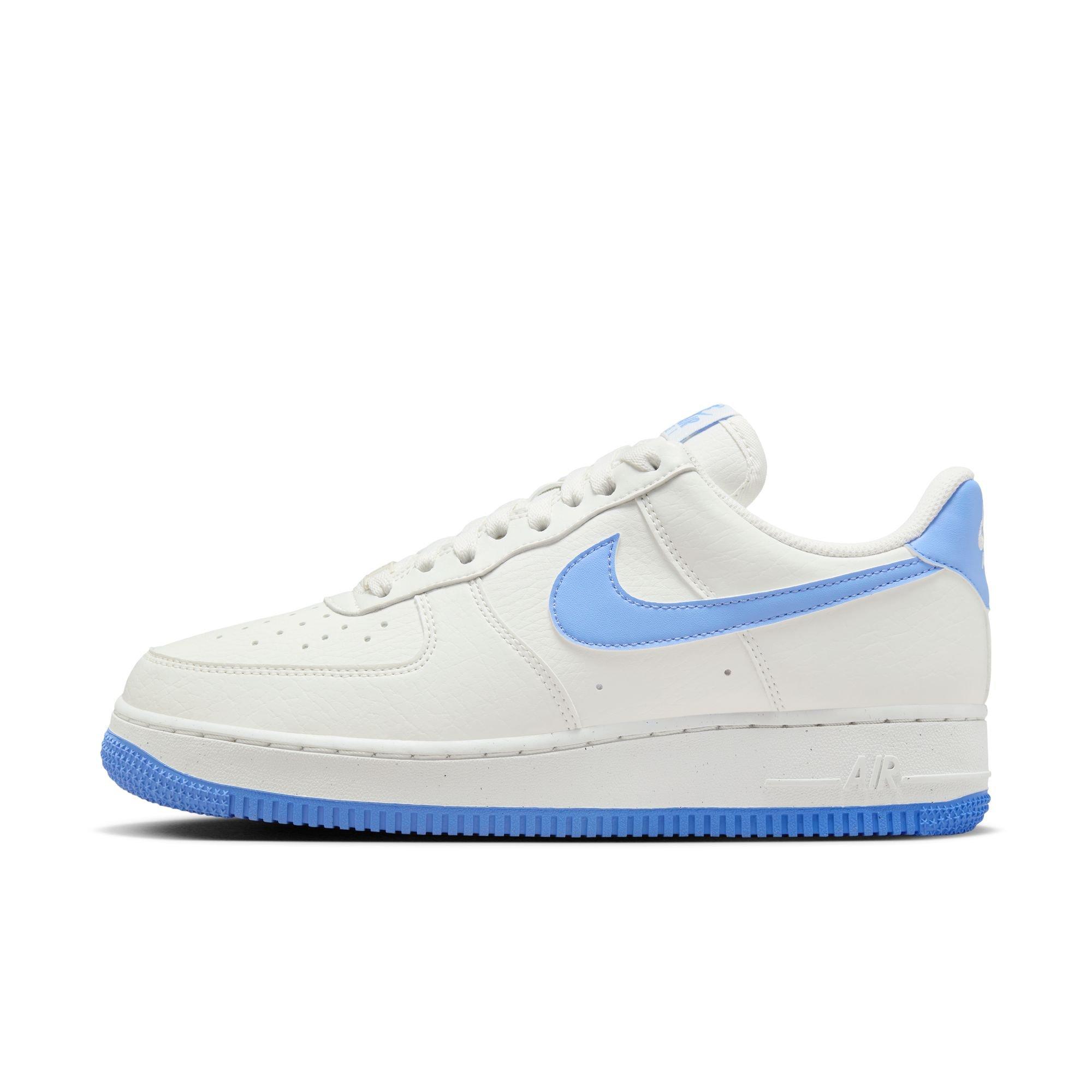 Nike Air Force 1 '07 Next Nature "Sail/Royal Pulse" Women's Shoe - OFF-WHITE/BLUE Thumbnail View 4