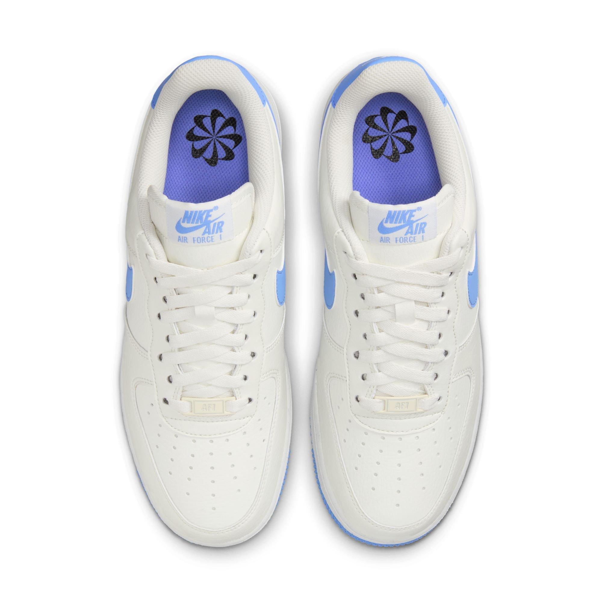Nike Air Force 1 '07 Next Nature "Sail/Royal Pulse" Women's Shoe - OFF-WHITE/BLUE Thumbnail View 6