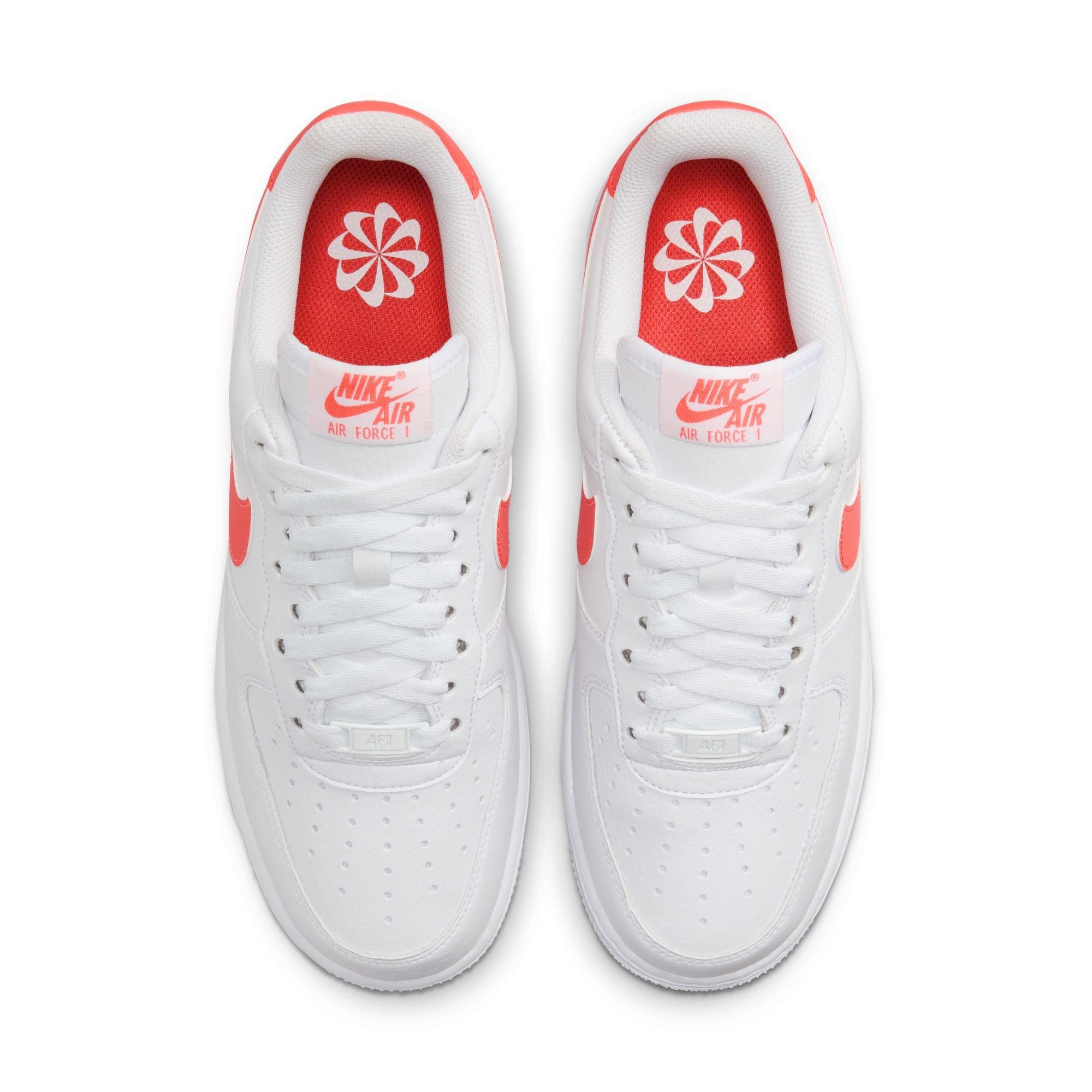 Nike Air Force 1 '07 Next Nature "White/Lt Wild Mango" Women's Shoe - WHITE/MANGO Thumbnail View 6
