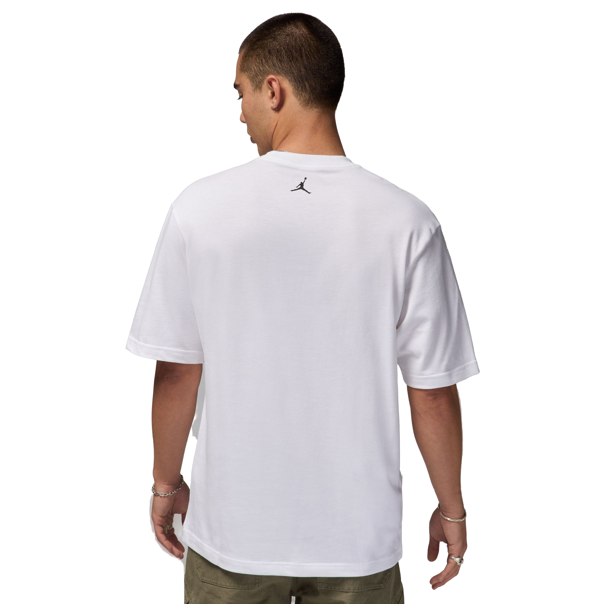 Jordan Men's SST Washed Tee-White - WHITE Thumbnail View 2
