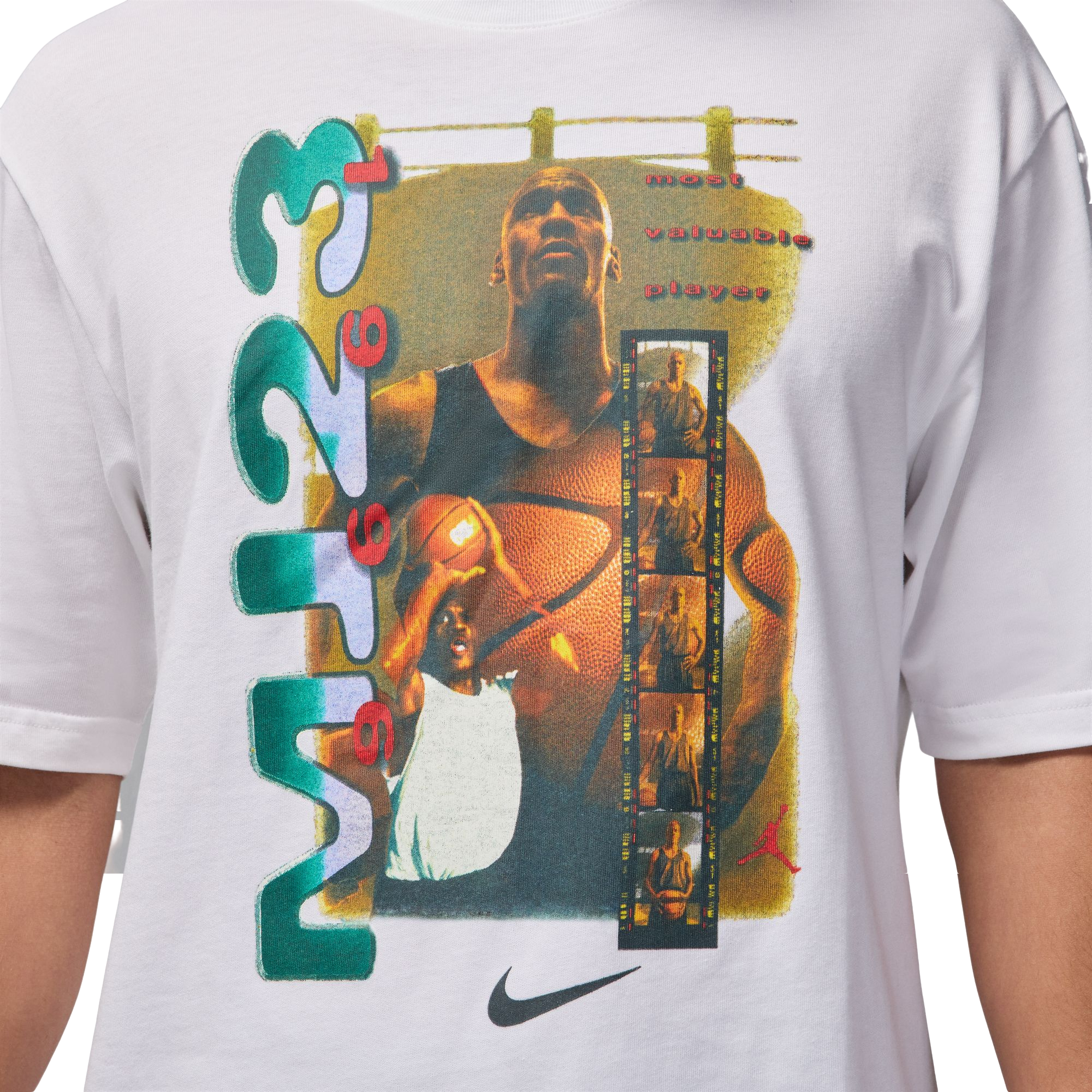 Jordan Men's SST Washed Tee-White - WHITE Thumbnail View 4
