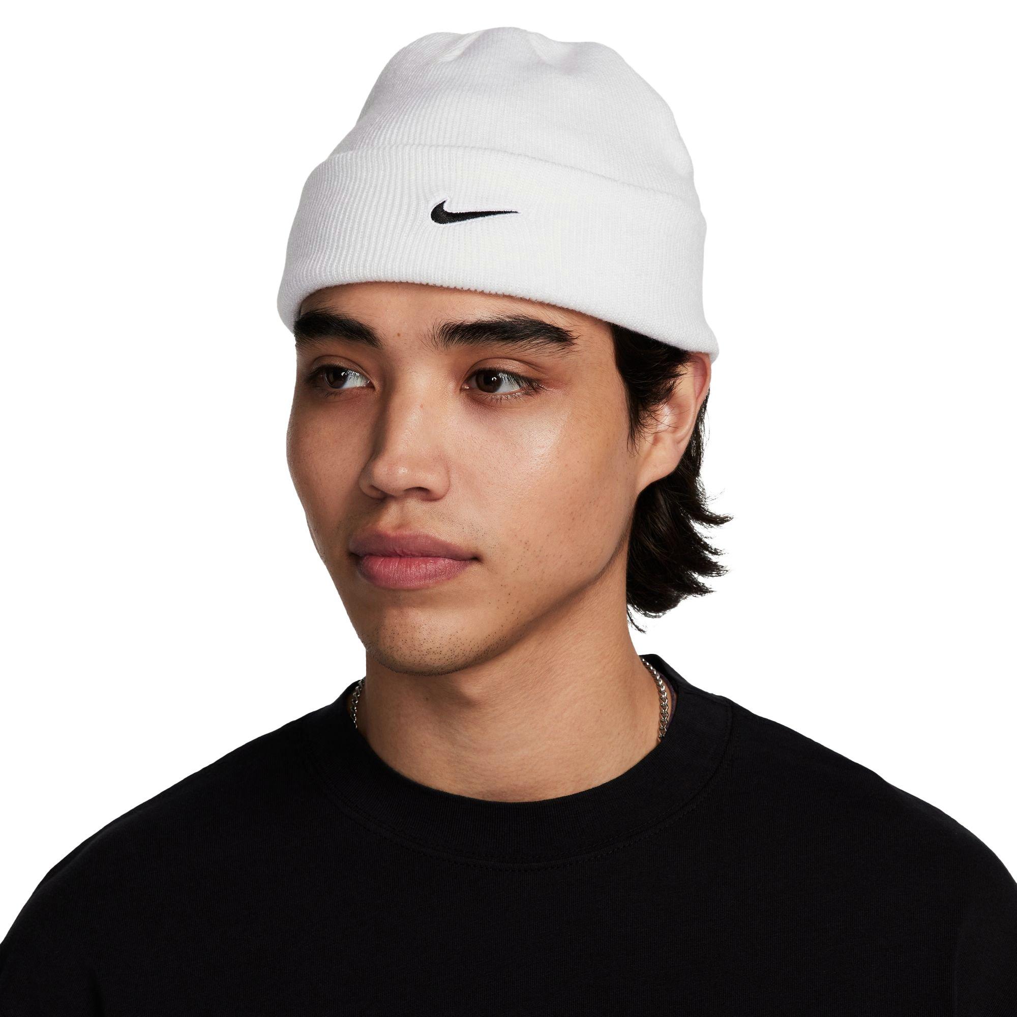 Nike Terra Swoosh Beanie-White - WHITE