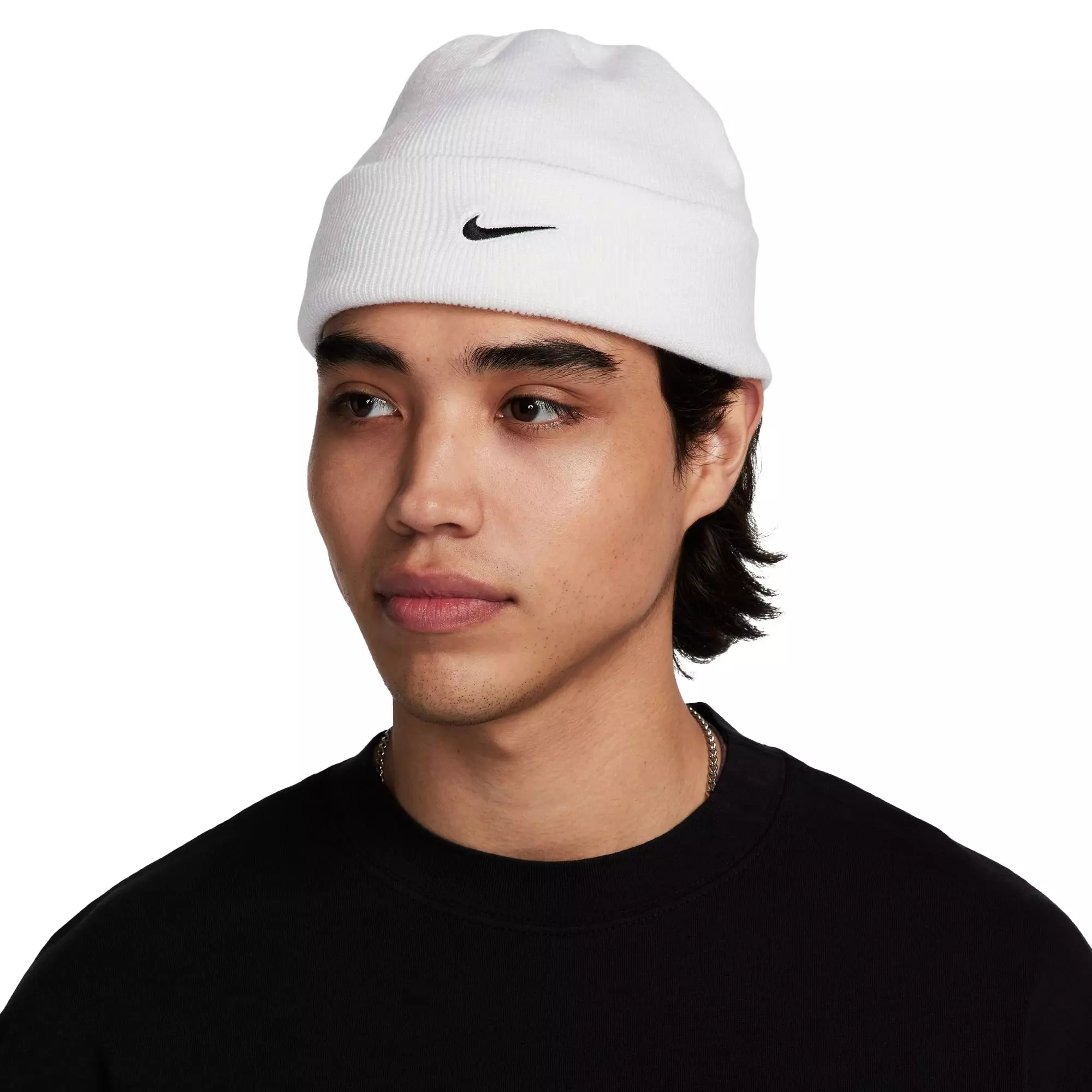 Nike Terra Swoosh Beanie-White - WHITE