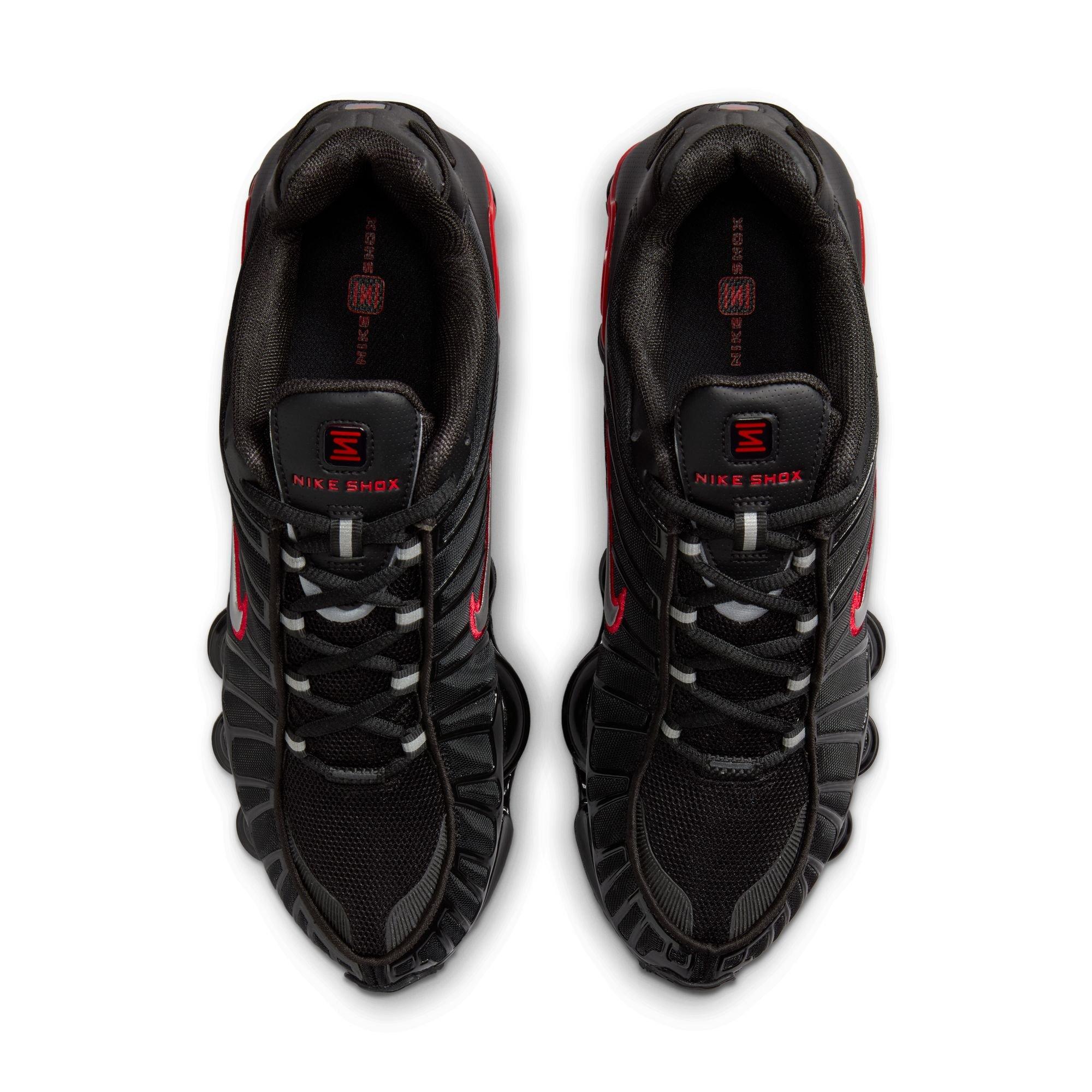 Nike Shox TL "Black/Metallic Silver/University Red" Men's Shoe - BLACK/RED/SILVER Thumbnail View 6