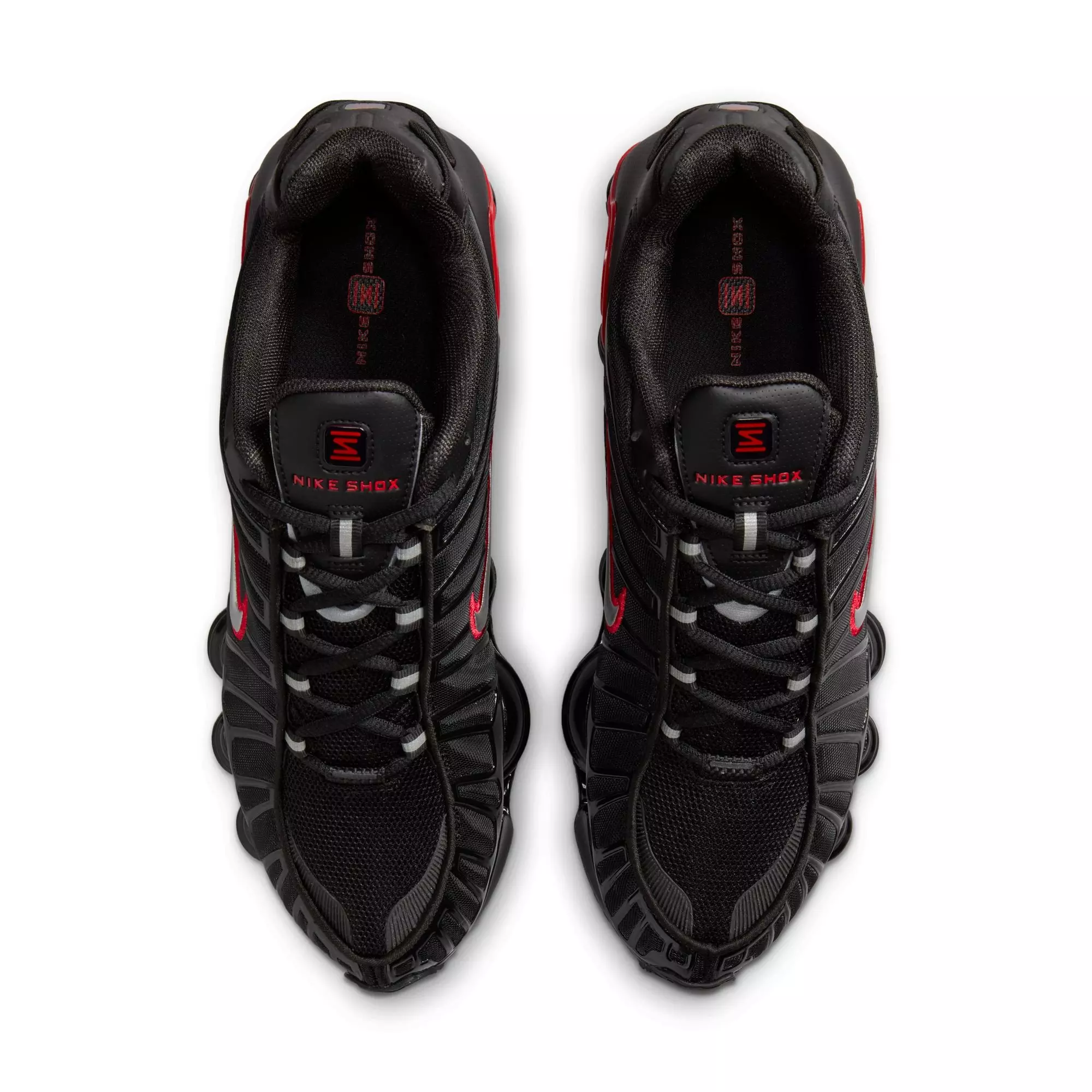 Nike Shox TL "Black/Metallic Silver/University Red" Men's Shoe - BLACK/RED/SILVER
