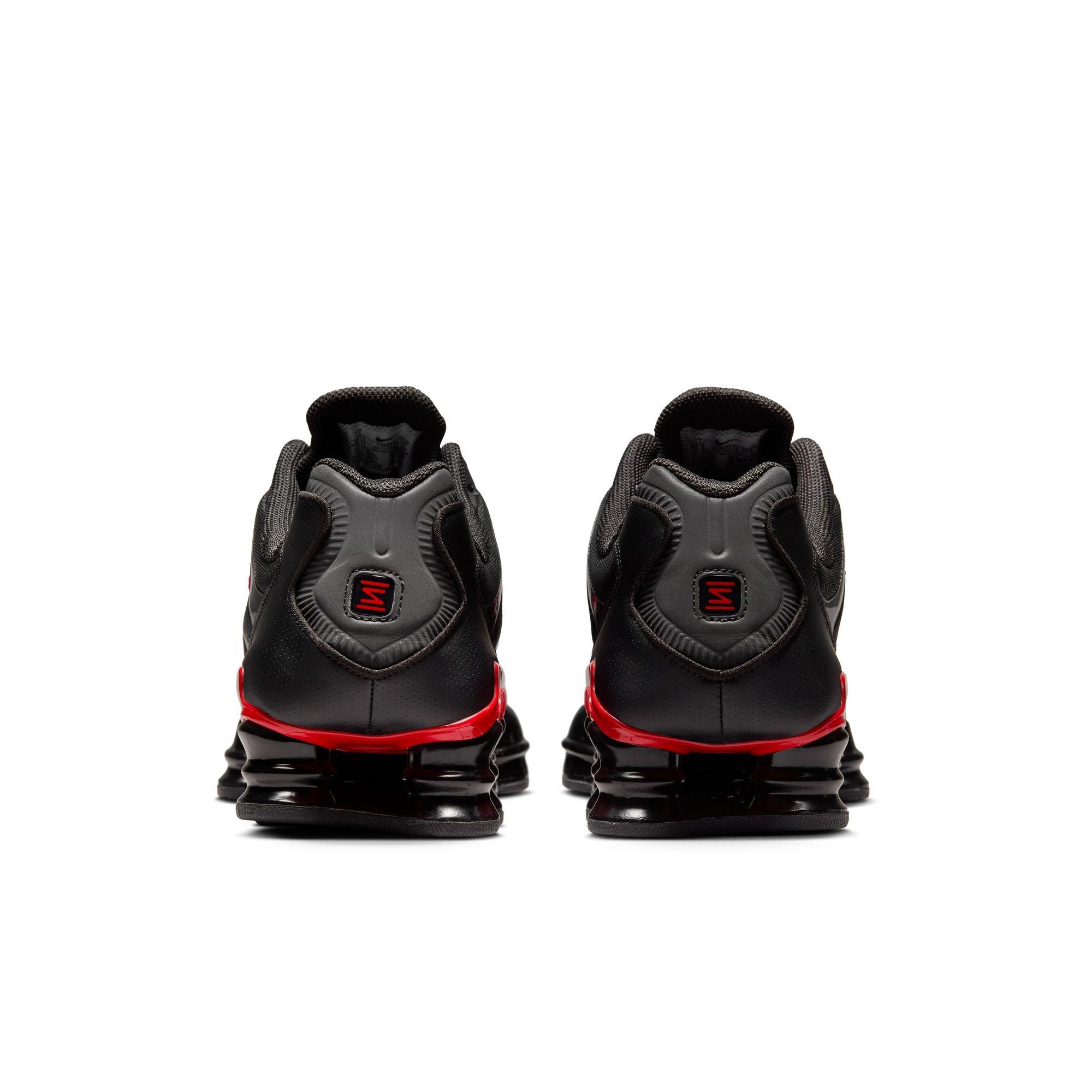 Nike Shox TL "Black/Metallic Silver/University Red" Men's Shoe - BLACK/RED/SILVER Thumbnail View 7