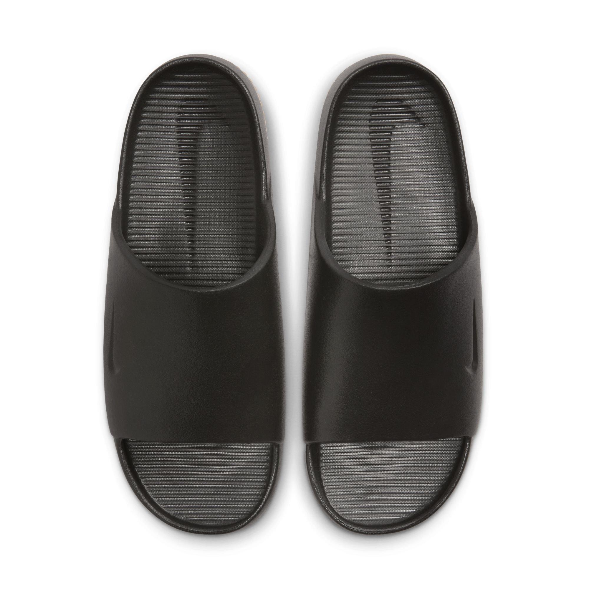 Nike Calm "Black/Gum Med Brown" Men's Slide - BLACK Thumbnail View 6