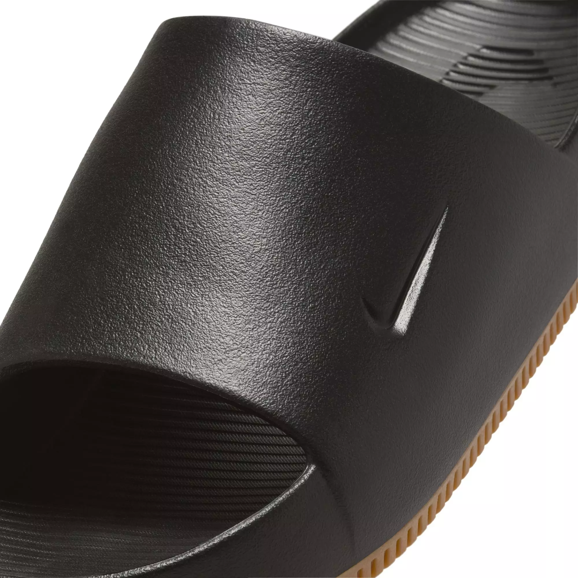 Nike Calm "Black/Gum Med Brown" Men's Slide - BLACK