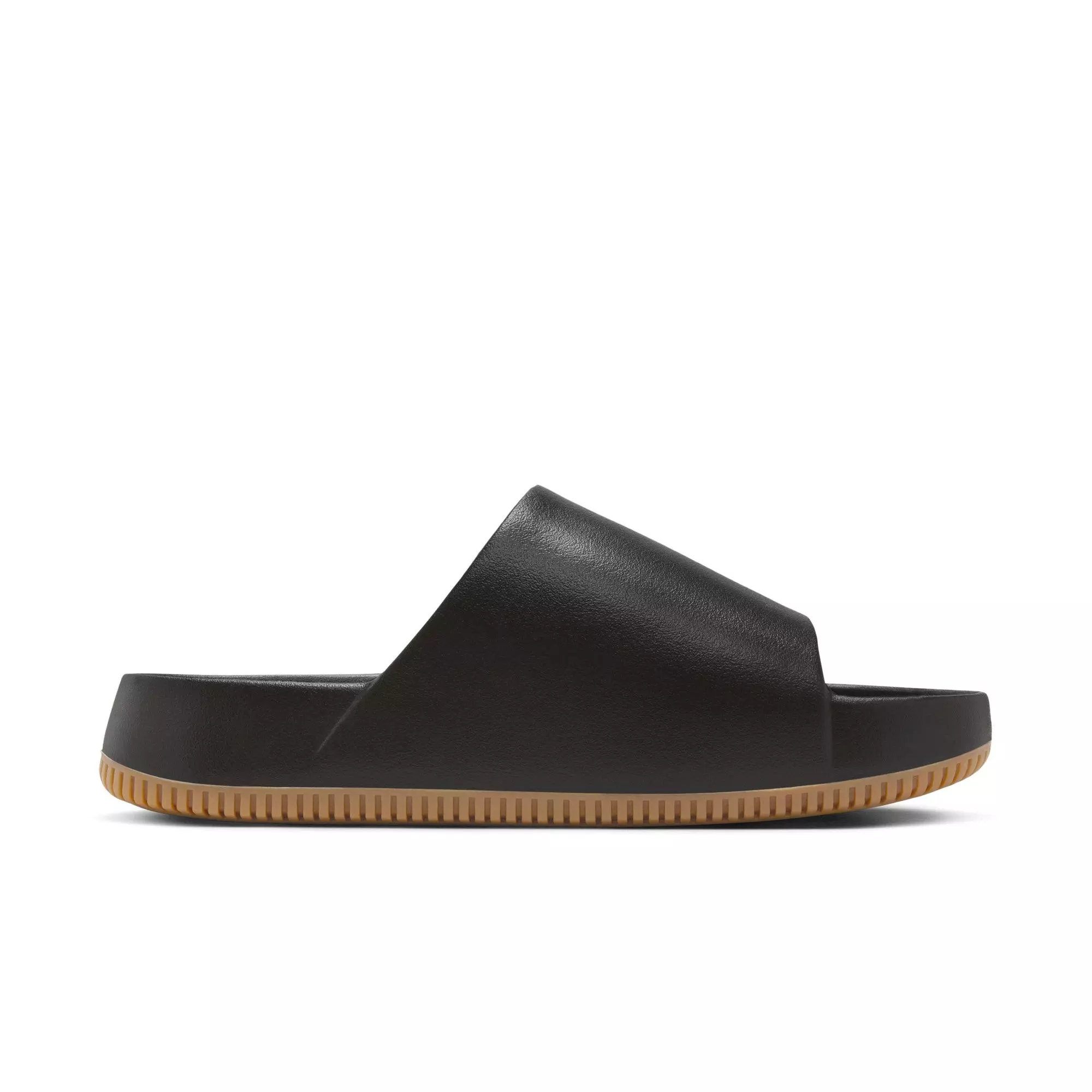 Nike Calm "Black/Gum Med Brown" Men's Slide - BLACK