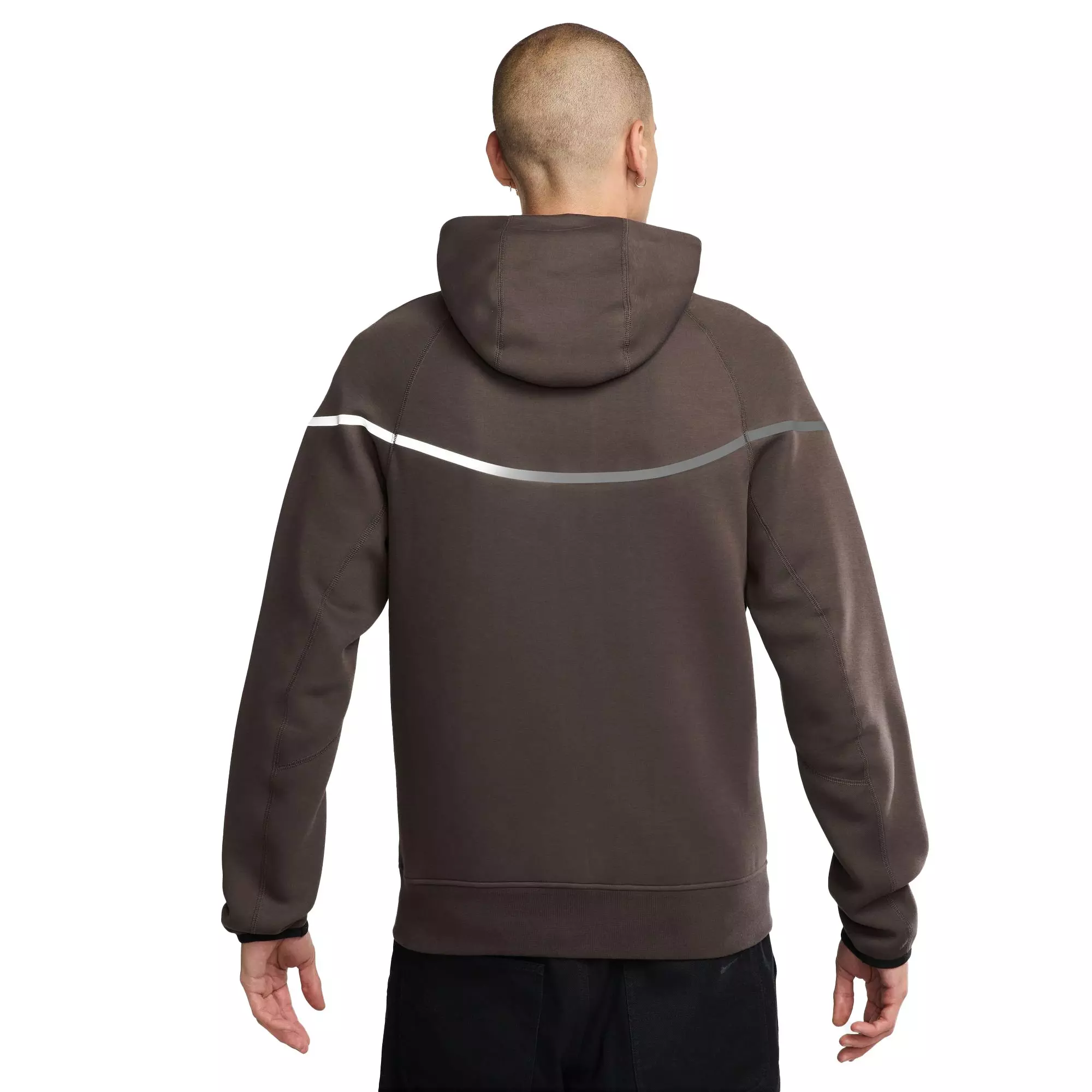 Nike Men's Sportswear Tech Fleece Full-Zip Windrunner Jacket - BROWN