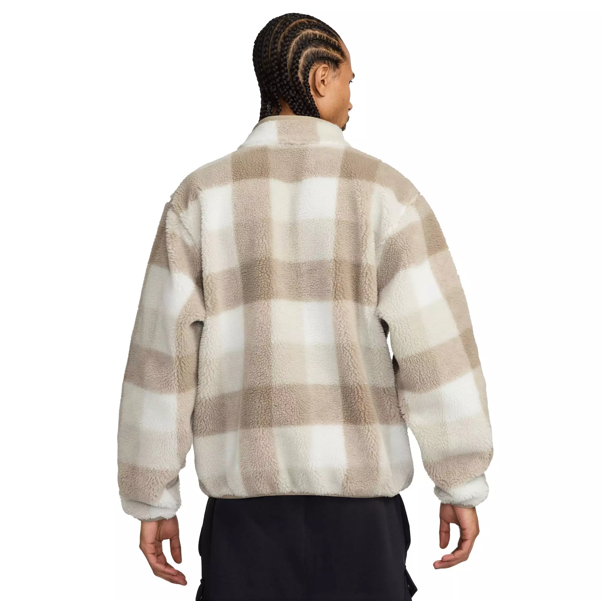 Nike Men's Club Winterized Half-Zip Jacket - BEIGE