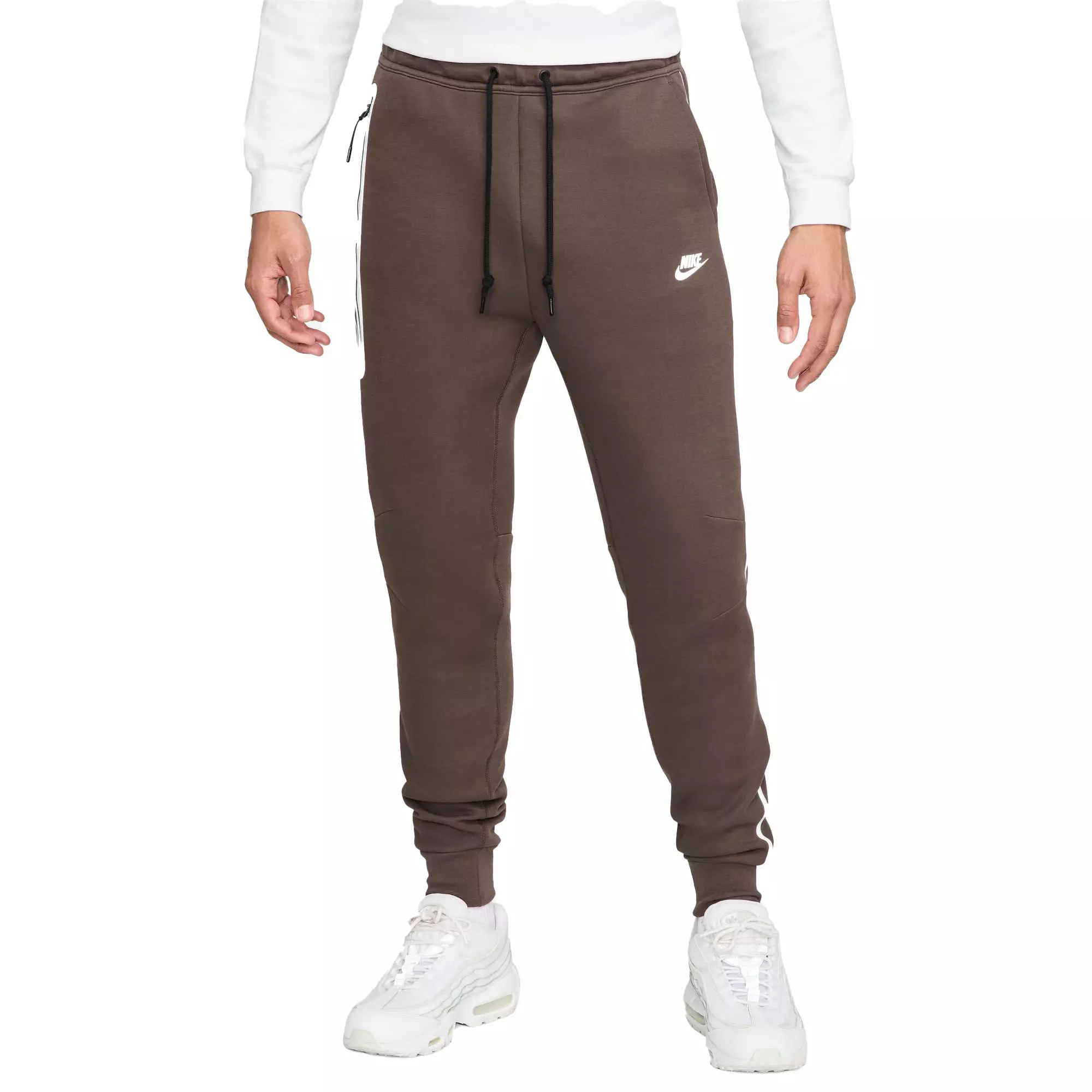 Nike Men's Sportswear Tech Fleece Joggers - Brown - BROWN