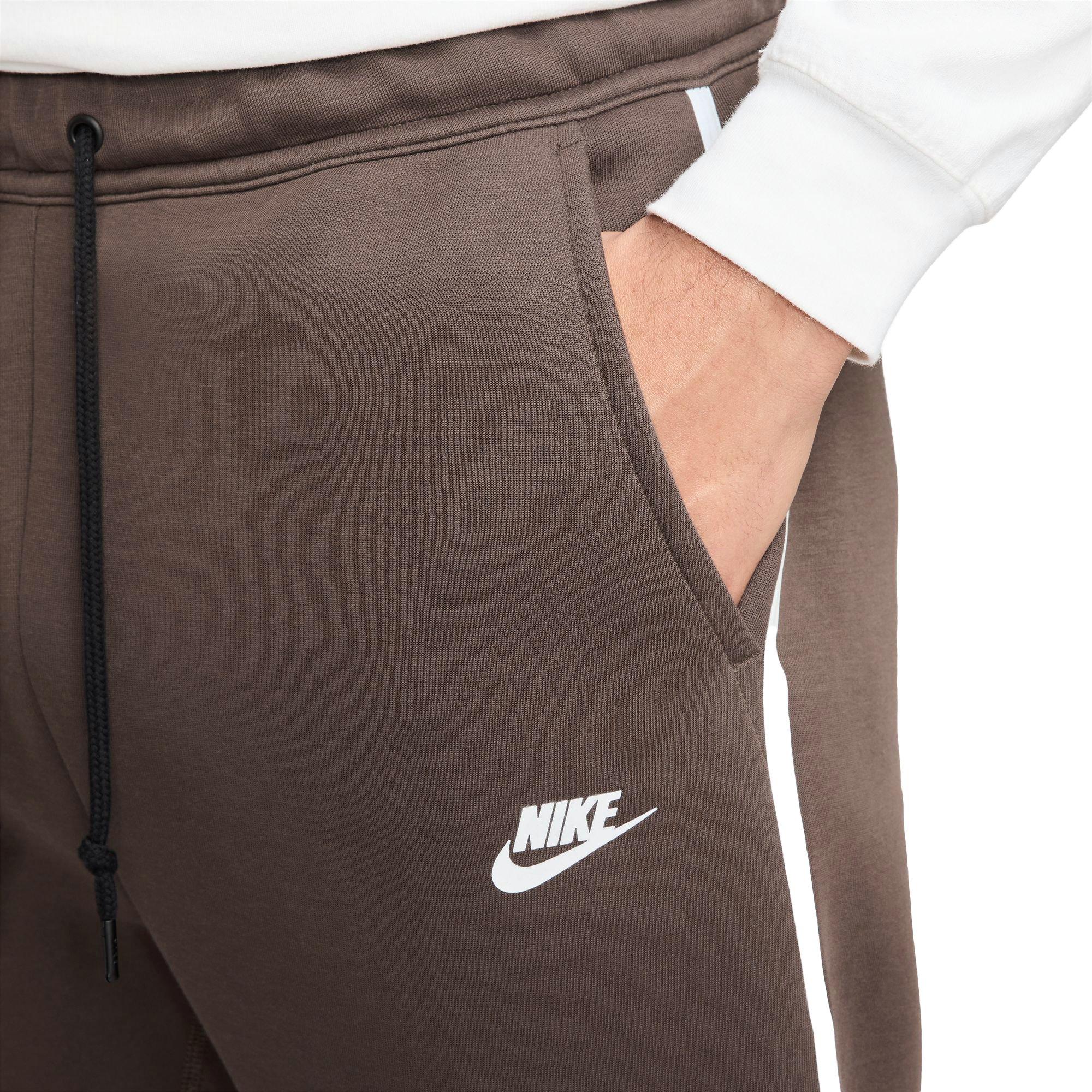 Nike Men's Sportswear Tech Fleece Joggers - Brown - BROWN Thumbnail View 3