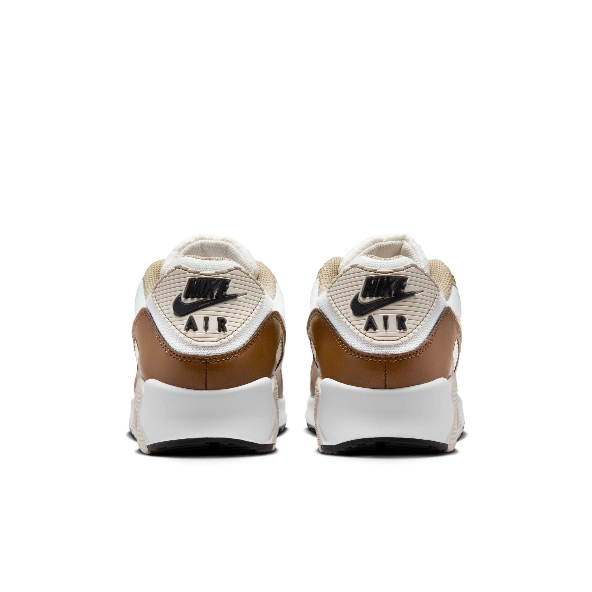 Nike Air Max 90 Men's "Summit White/Black/Khaki/Lt Orewood Brn" Shoe