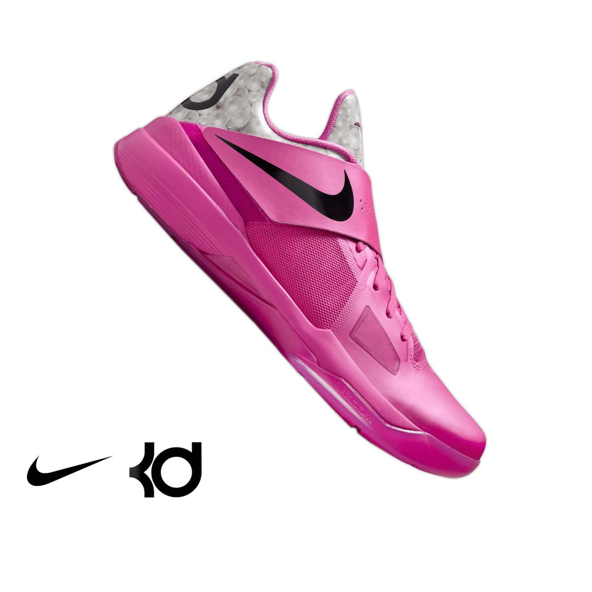 Nike KD 4 "Aunt Pearl" Men's Basketball Shoe - PINK