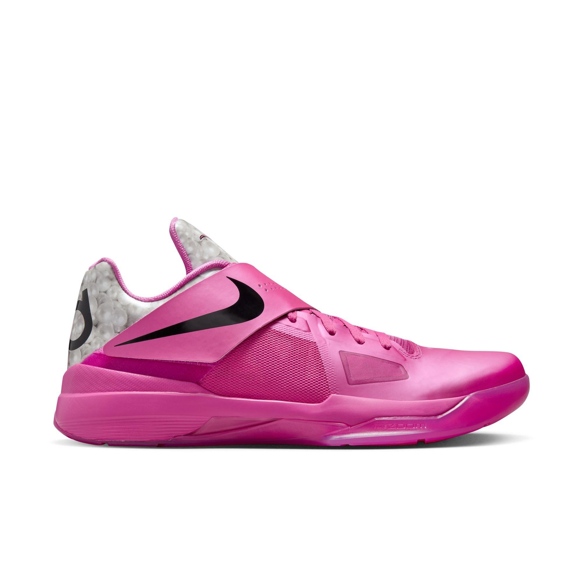 Nike KD 4 "Aunt Pearl" Men's Basketball Shoe - PINK Thumbnail View 1