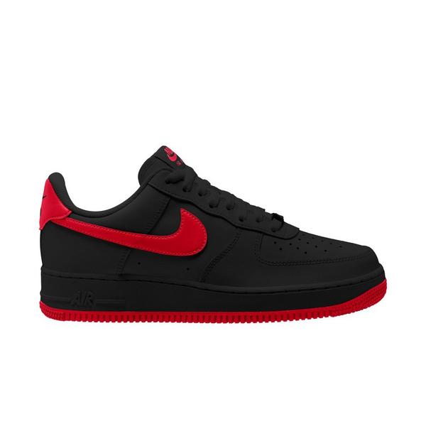 Nike Air Force 1 '07 "Black/University Red/Black" Men's Shoe