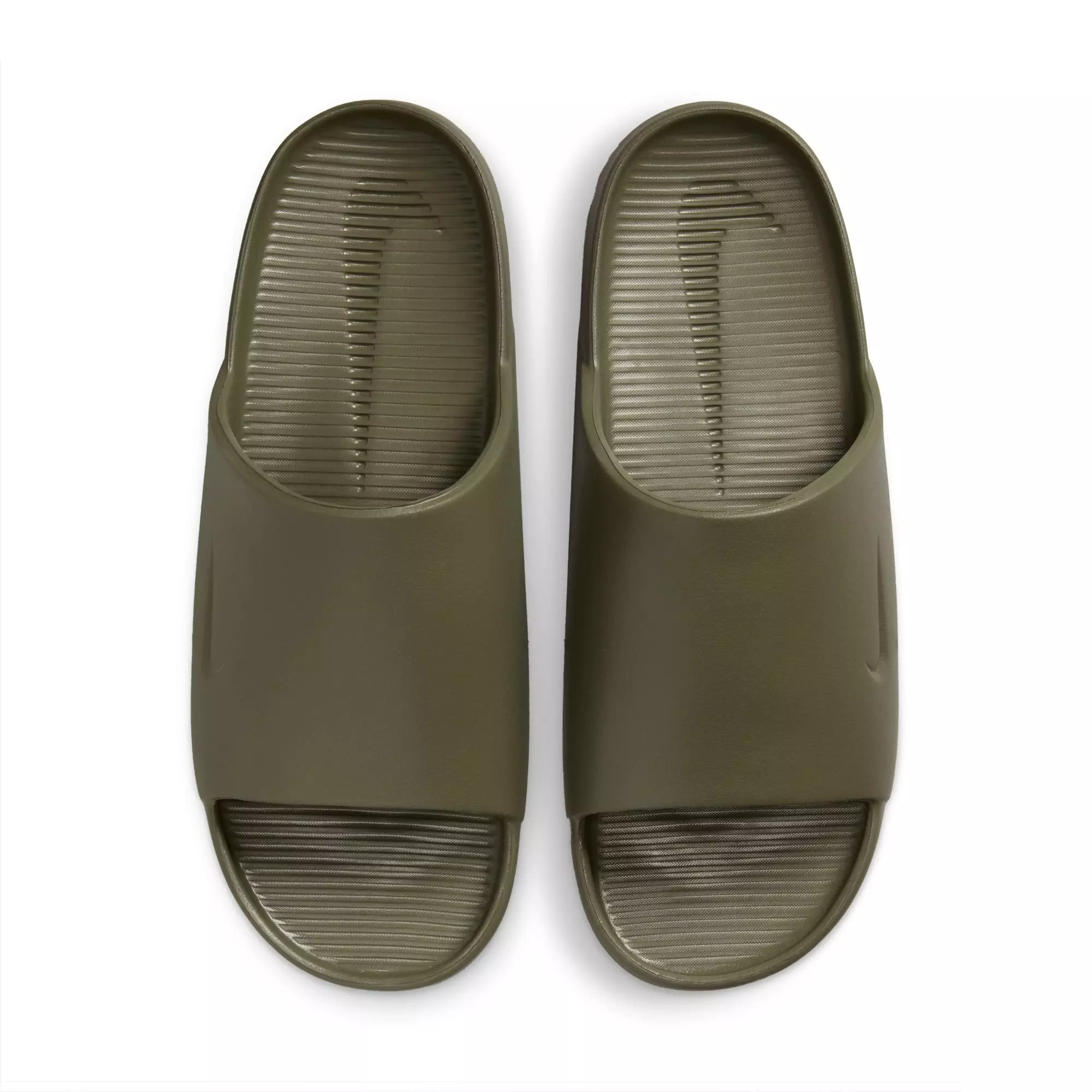 Nike Calm "Medium Olive/Gum Med Brown" Men's Slide - GREEN