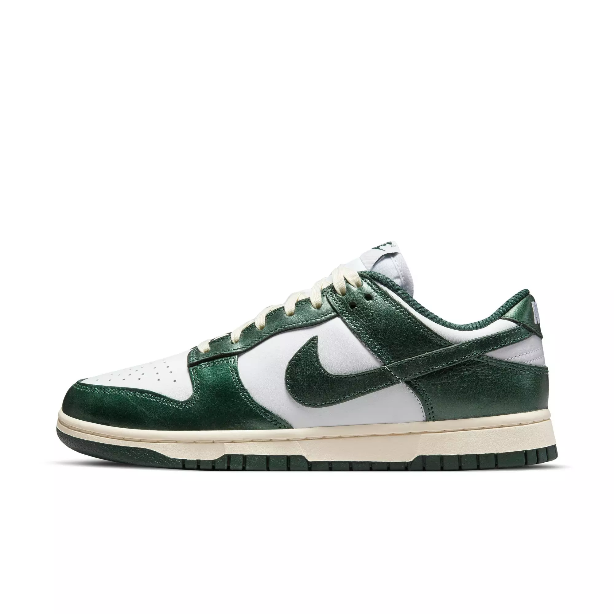 Nike Dunk Low "White/Pro Green/Coconut Milk" Women's Shoe - WHITE/GREEN