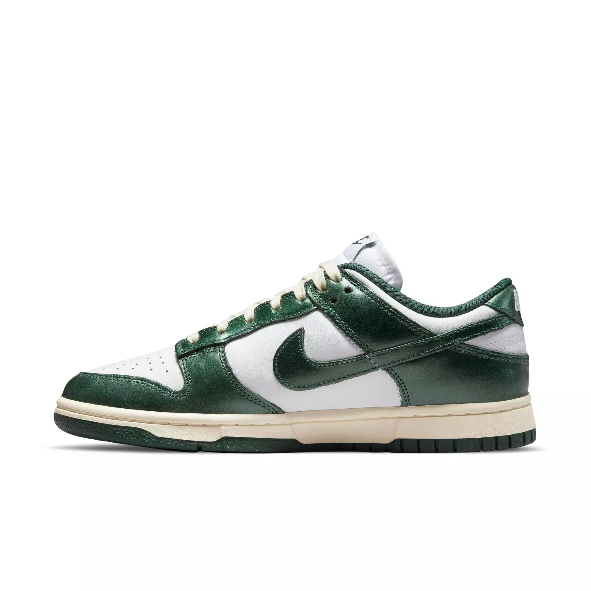 Nike Dunk Low "White/Pro Green/Coconut Milk" Women's Shoe - WHITE/GREEN
