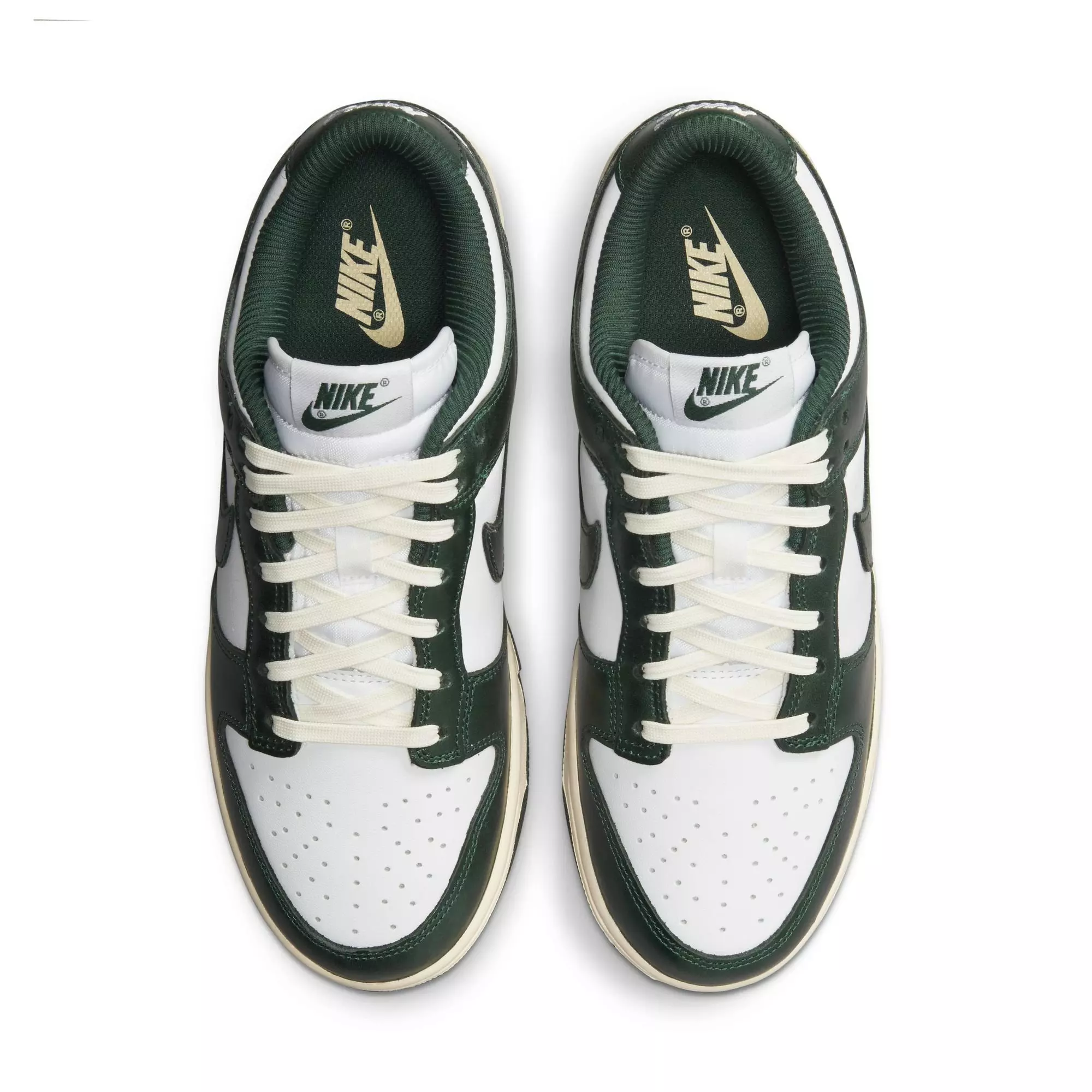 Nike Dunk Low "White/Pro Green/Coconut Milk" Women's Shoe - WHITE/GREEN