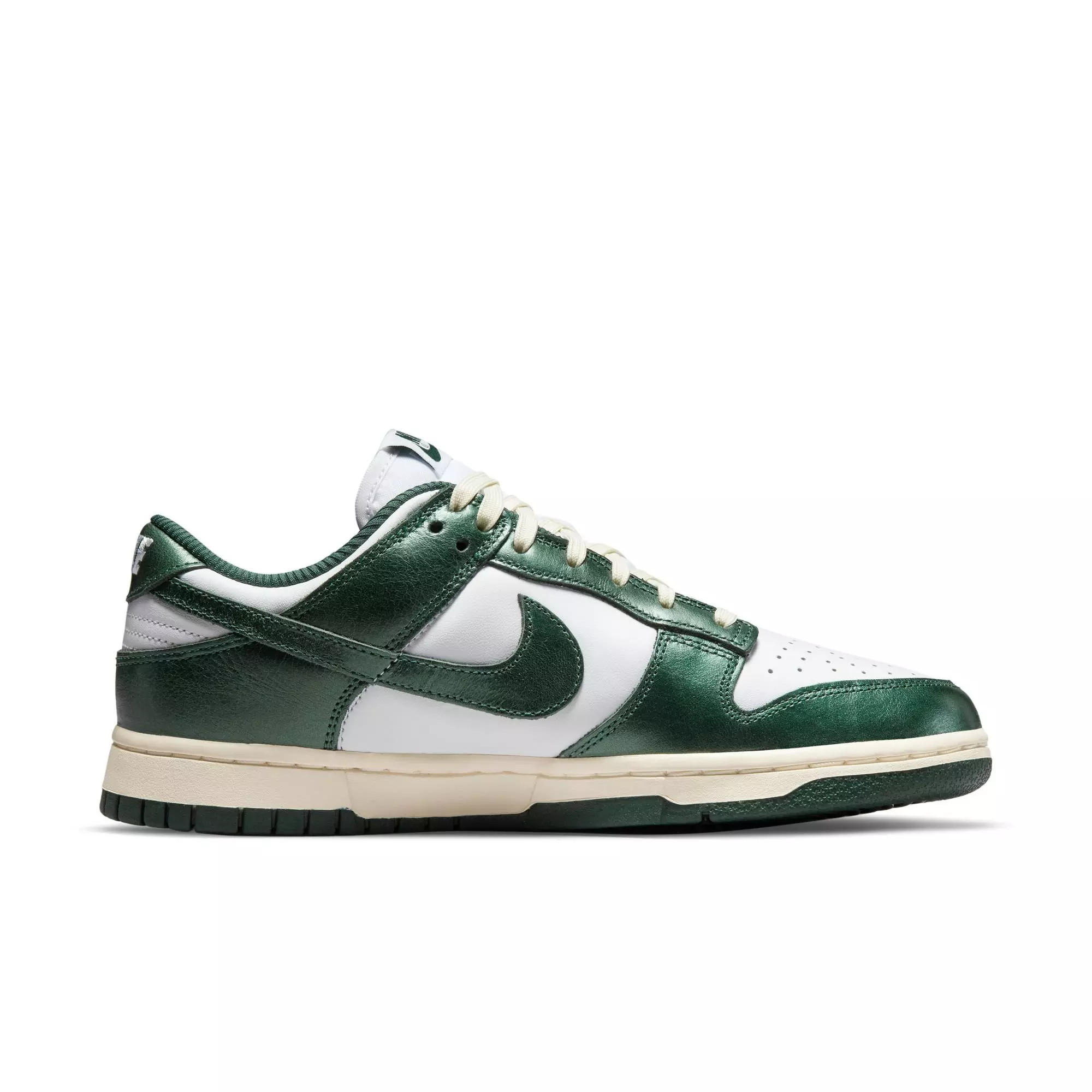 Nike Dunk Low "White/Pro Green/Coconut Milk" Women's Shoe - WHITE/GREEN