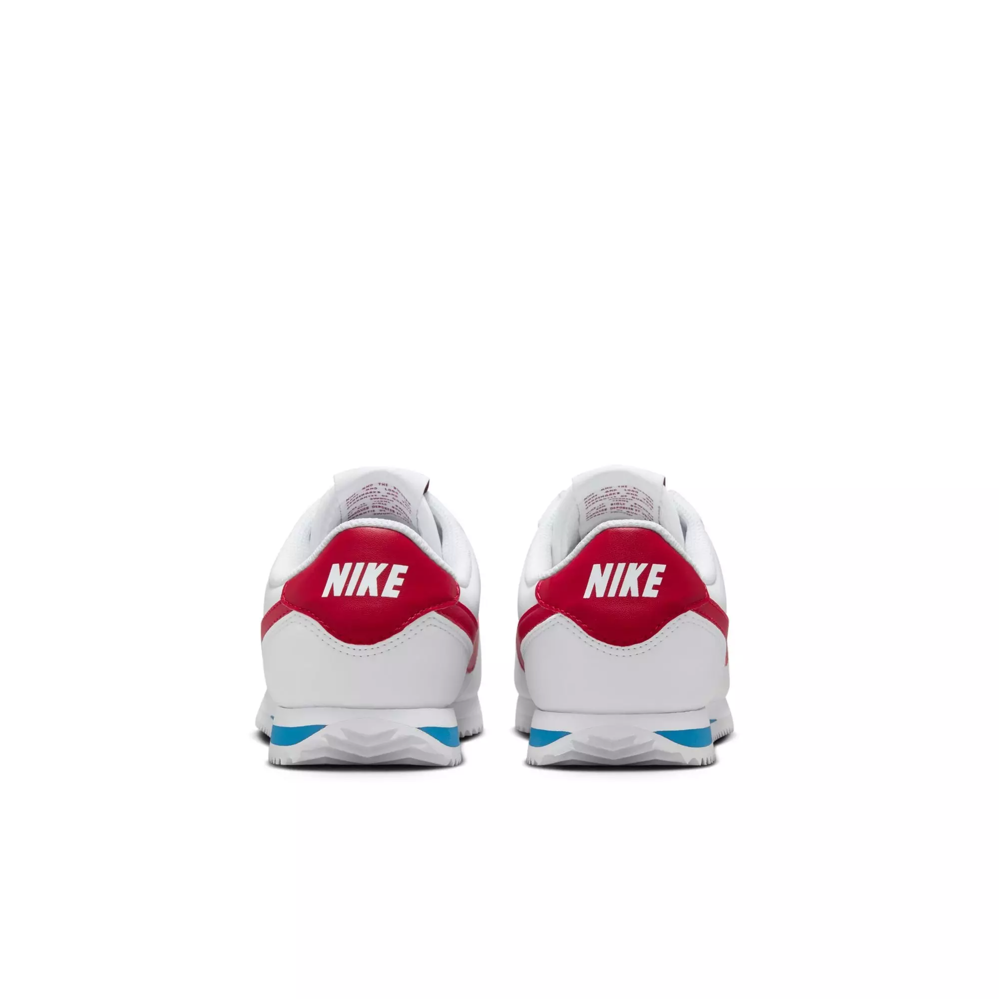 Nike Cortez "Forrest Gump" Grade School Kids' Shoe - WHITE/RED