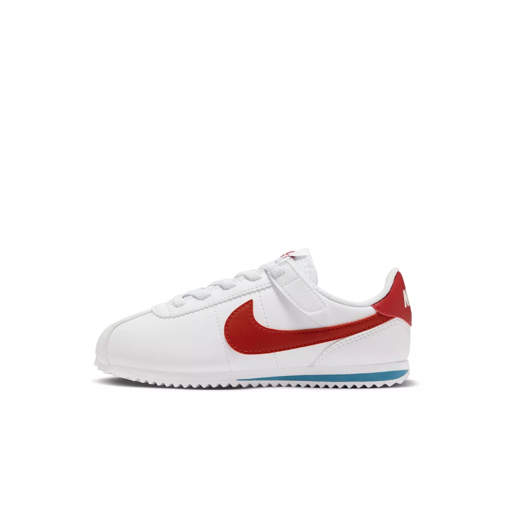 Nike Cortez EasyOn "White/Varsity Red/Varsity Blue" Toddler Boys' Shoe - WHITE/RED