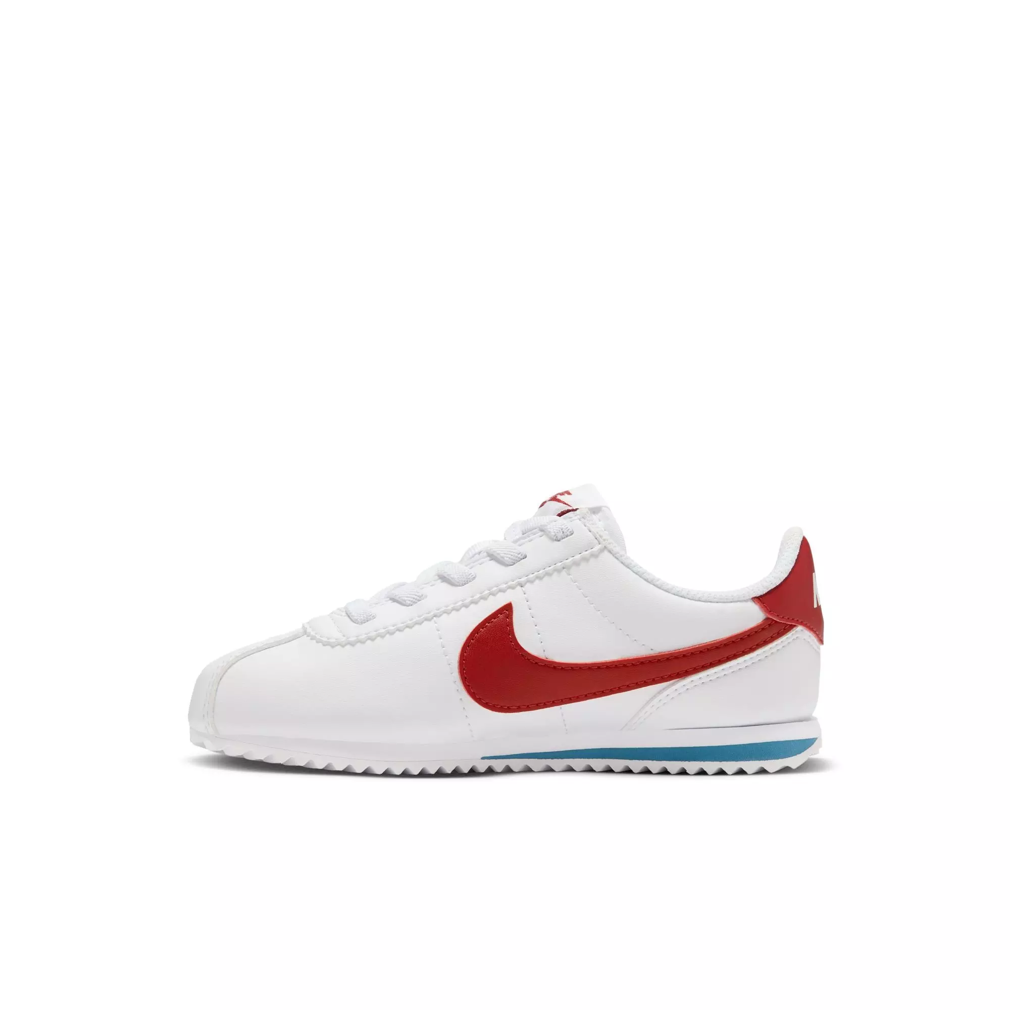 Nike Cortez EasyOn "White/Varsity Red/Varsity Blue" Toddler Boys' Shoe - WHITE/RED