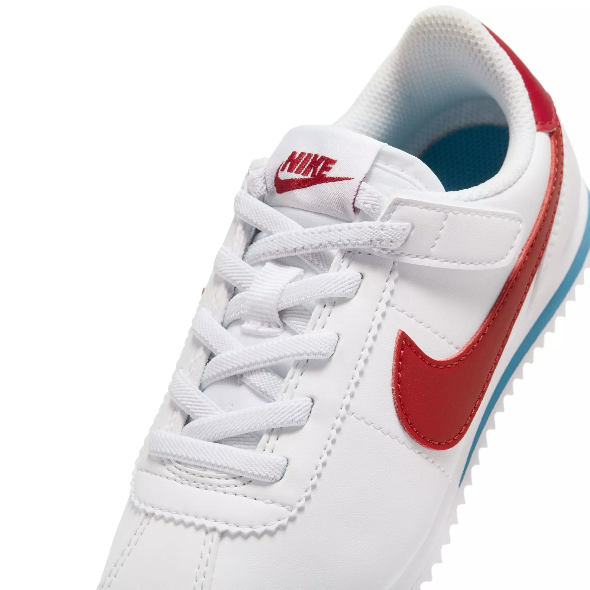 Nike Cortez EasyOn "White/Varsity Red/Varsity Blue" Toddler Boys' Shoe - WHITE/RED