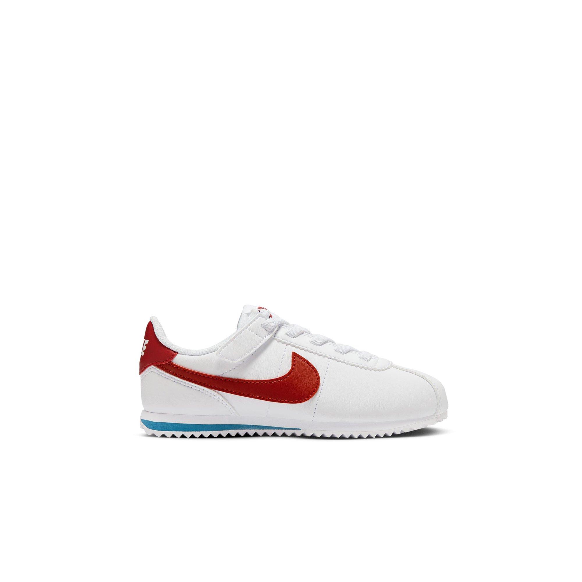 Nike Cortez EasyOn "White/Varsity Red/Varsity Blue" Toddler Boys' Shoe - WHITE/RED