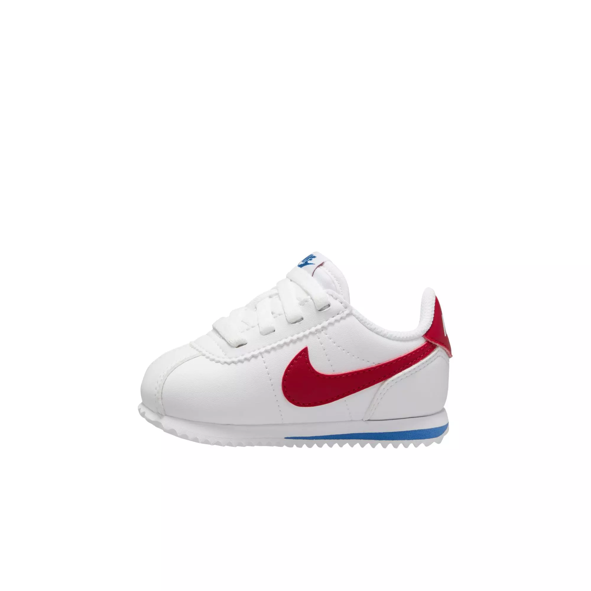 Nike Cortez "White/Varsity Red/Varsity Blue" Toddler Boys' Shoe - WHITE/RED