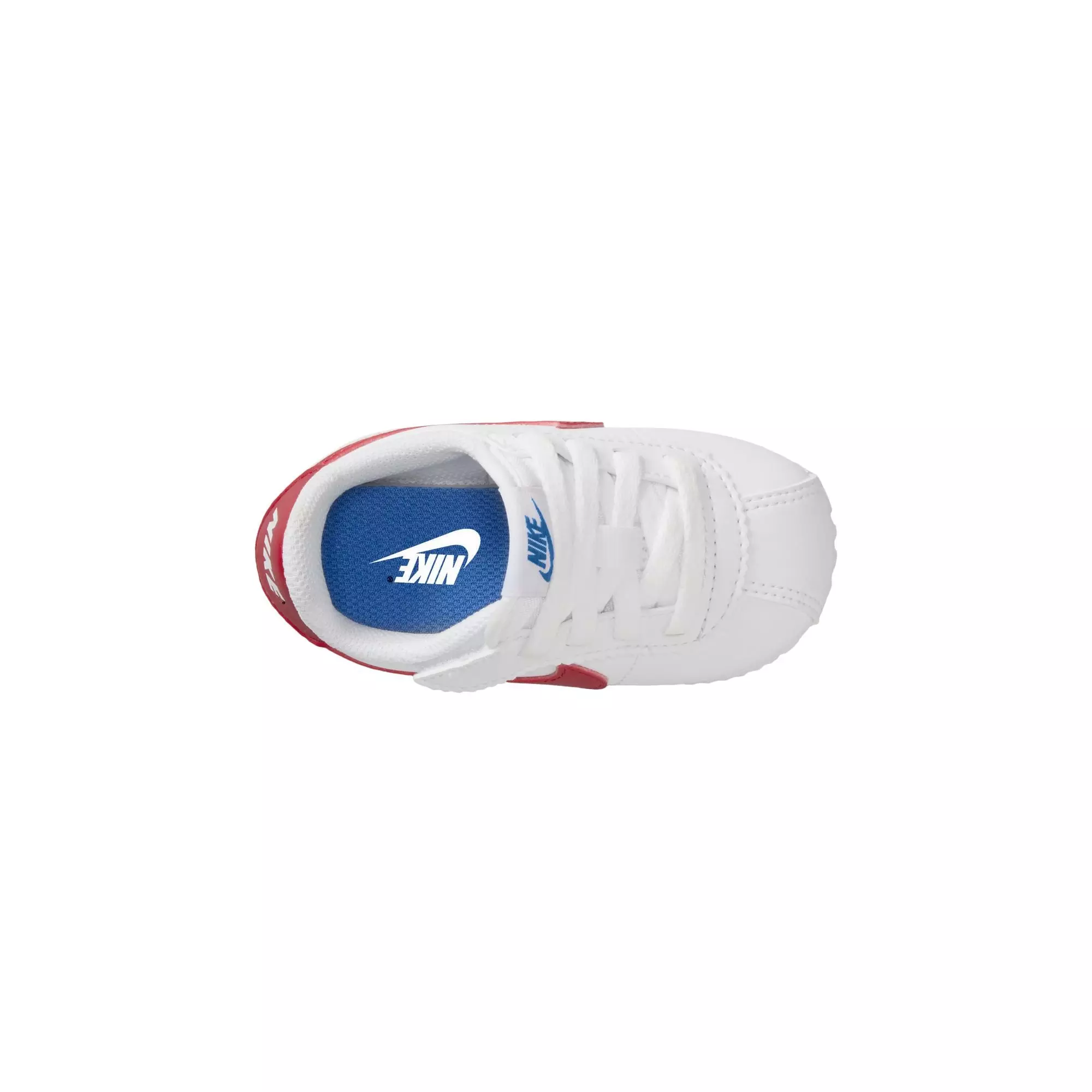 Nike Cortez "White/Varsity Red/Varsity Blue" Toddler Boys' Shoe - WHITE/RED