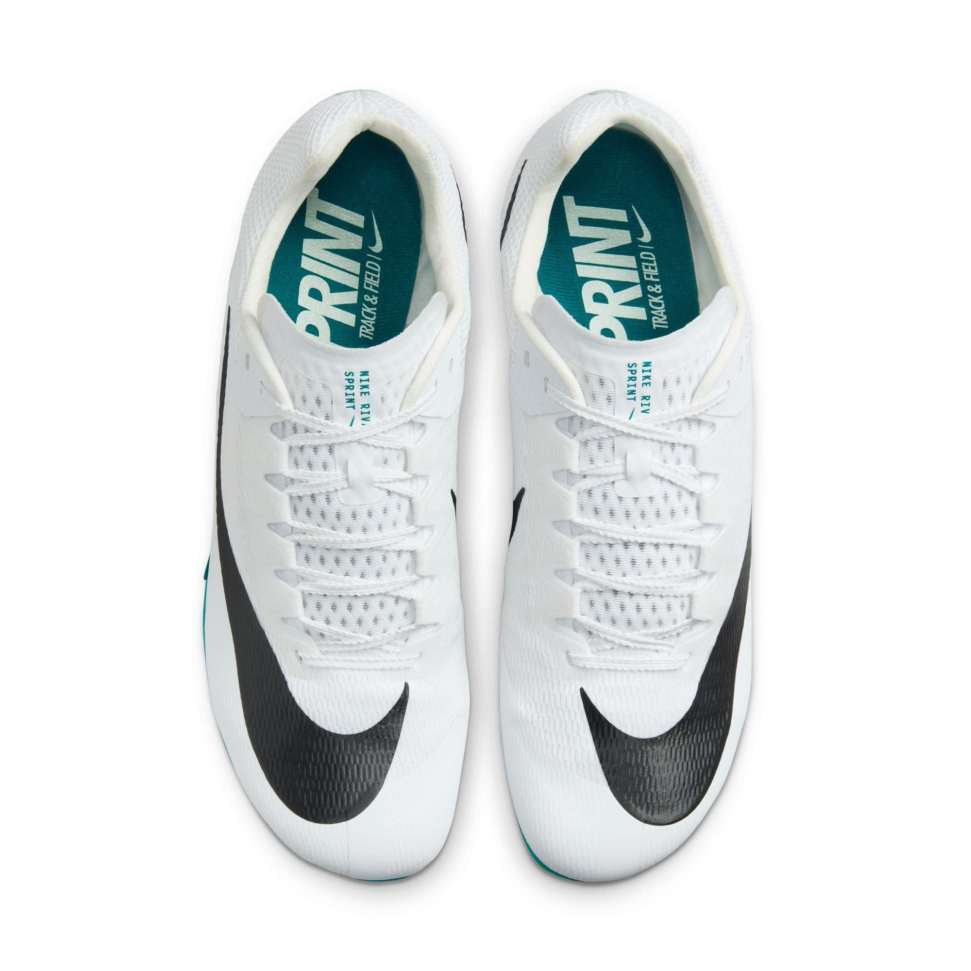 Nike Rival Sprint Track Spike White/Black/Vapor Green | Hibbett display picture 2
