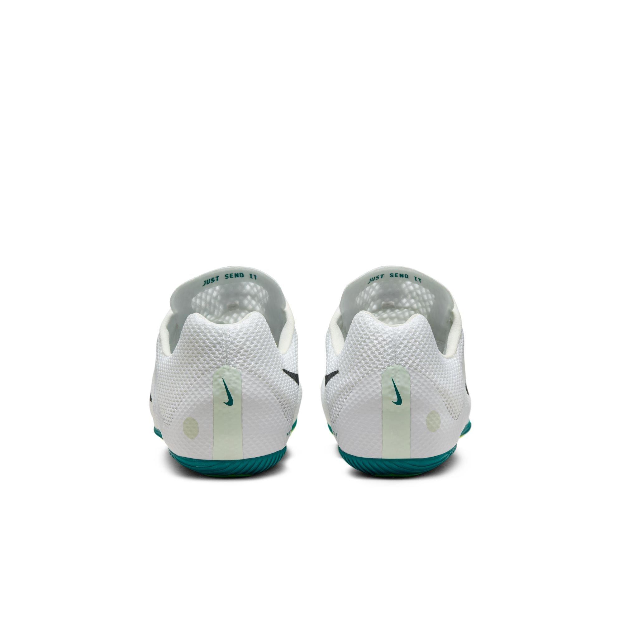 Nike Rival Sprint Track Spike White/Black/Vapor Green | Hibbett
