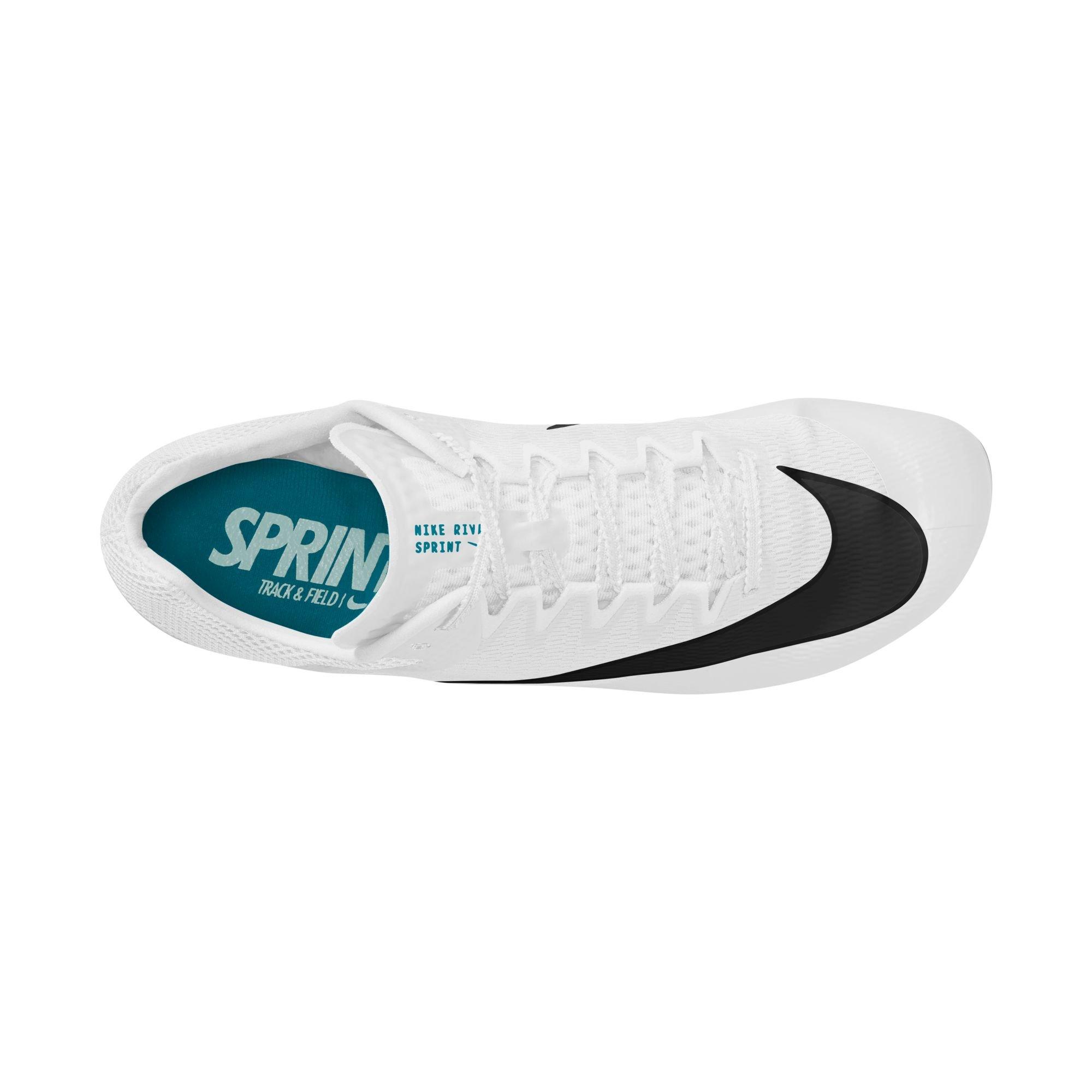 Nike Zoom Rival Sprint Track Spikes White Black Bright Spruce FZ9663-102 Sz 10.5 Amazon.com | Unisex Zoom Rival Multi-Event (102 - White  main image 2