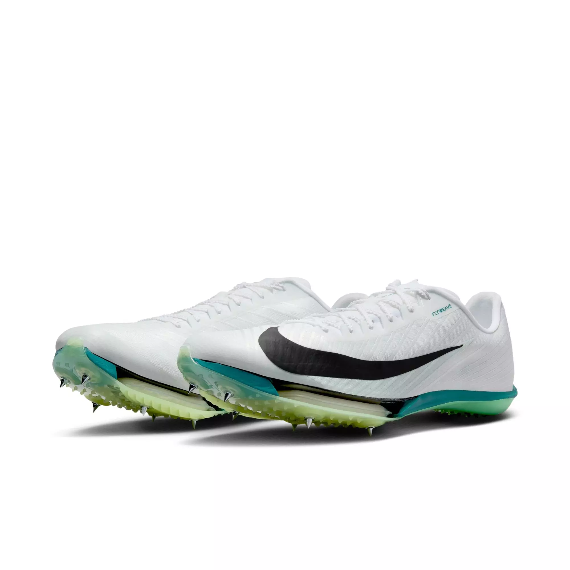 Nike Maxfly 2 "White/Black/Bright Spruce/Barely Green" Men's Track Spike - WHITE/GREEN